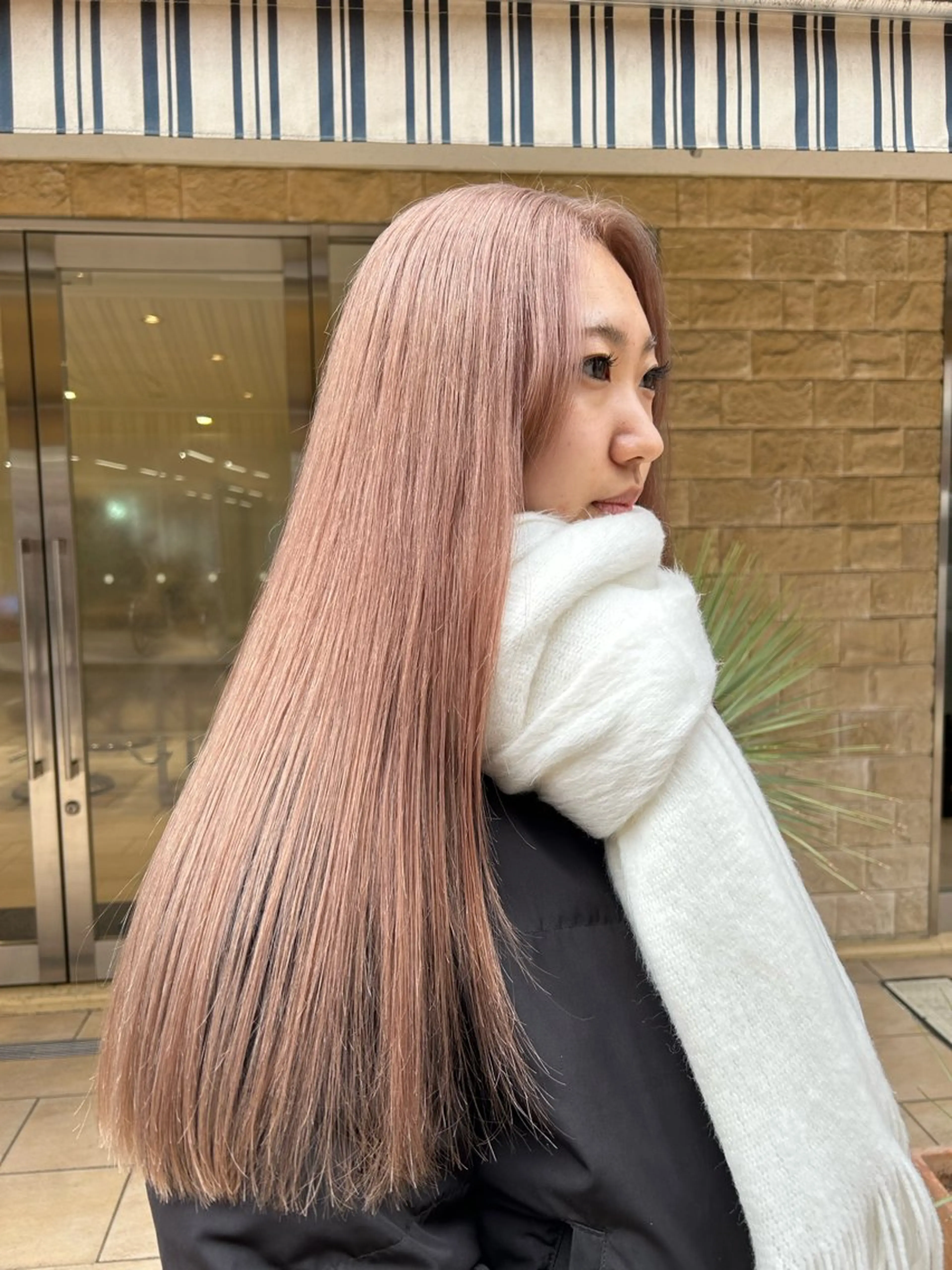 ロング カラー カット ヘアカラー トリートメント 🦖ミニボブ/ボブ /MOEKA🦕のヘアスタイル