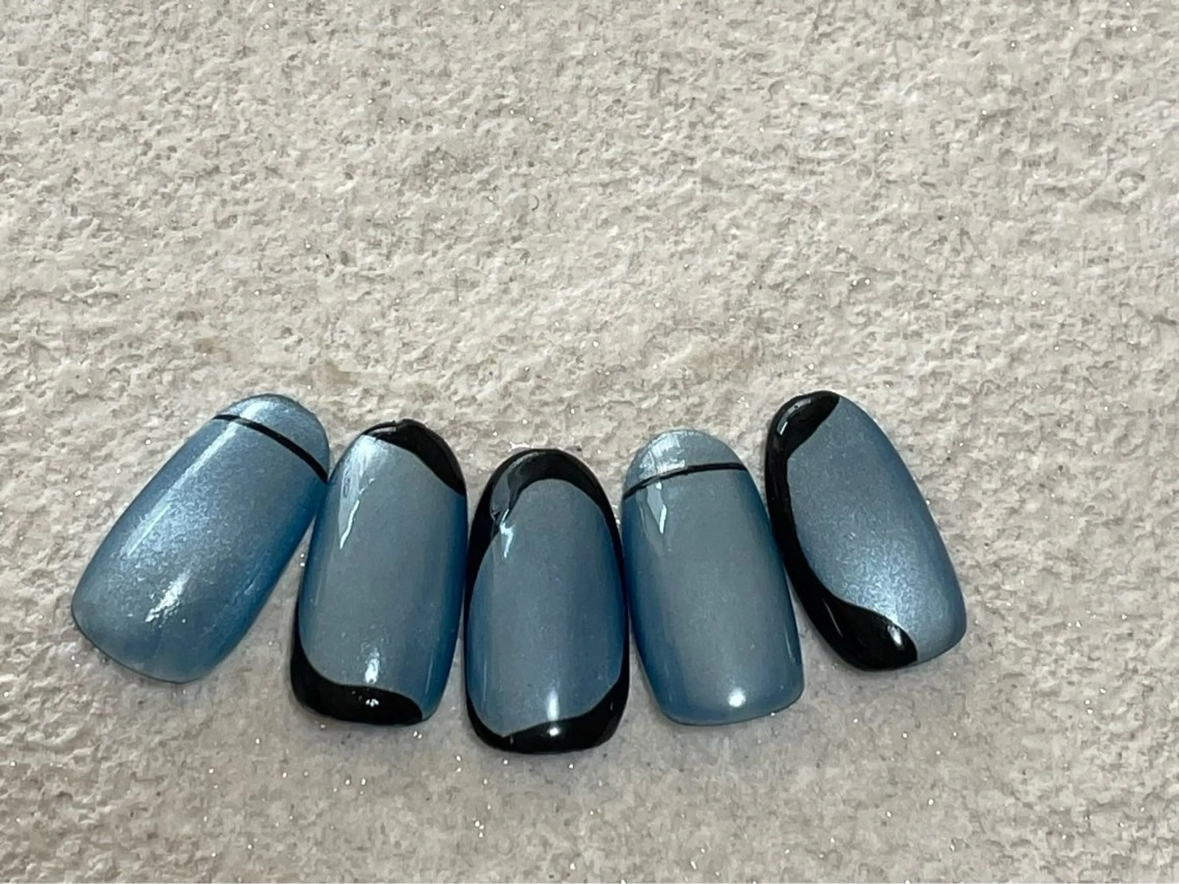 ネイル ジェルネイル 韓国ネイル メンズネイル ミラーネイル ワンカラーネイル kiki nail たまプラーザのネイルデザイン