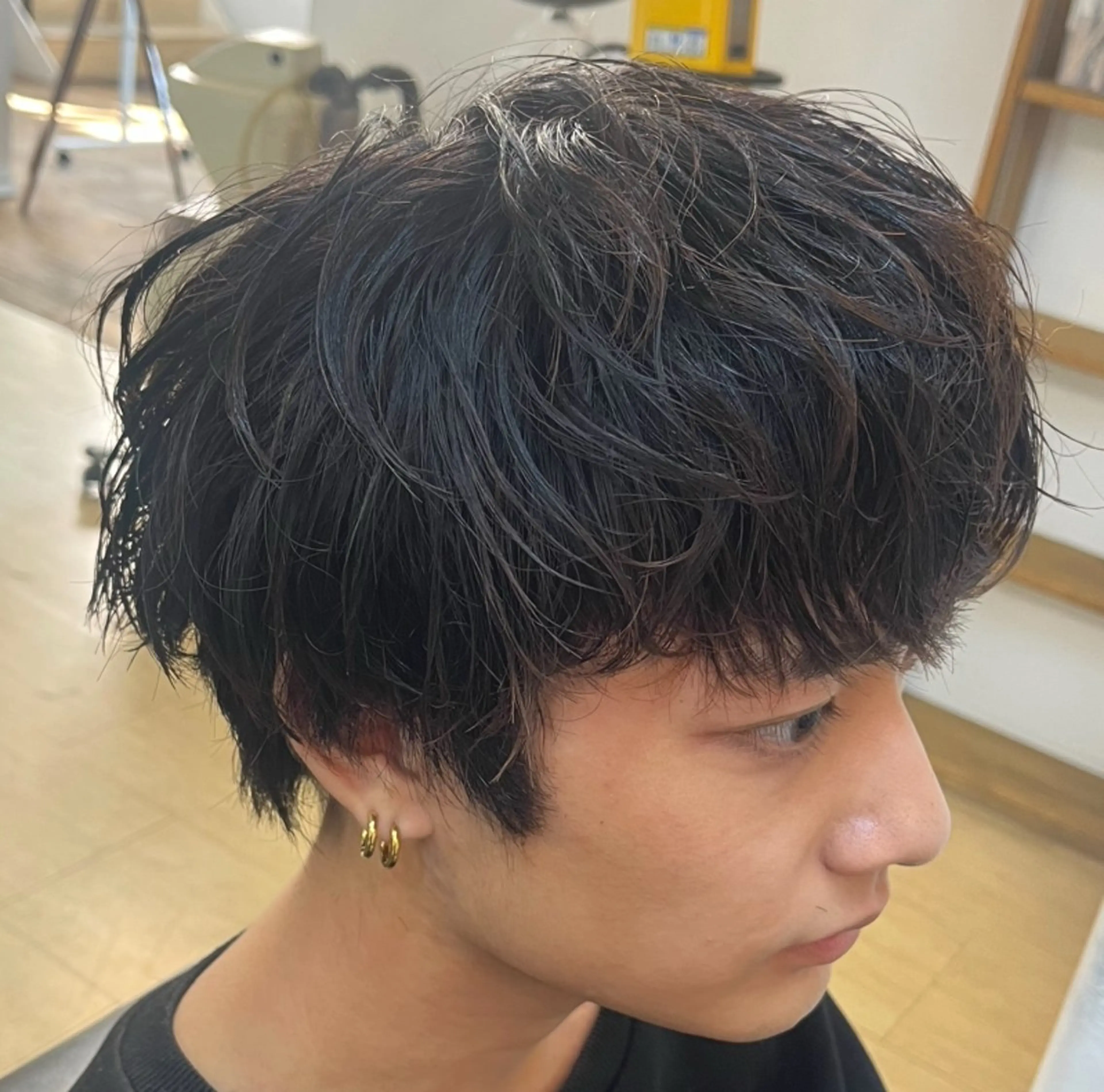 メンズカット＋ワンカラーの写真