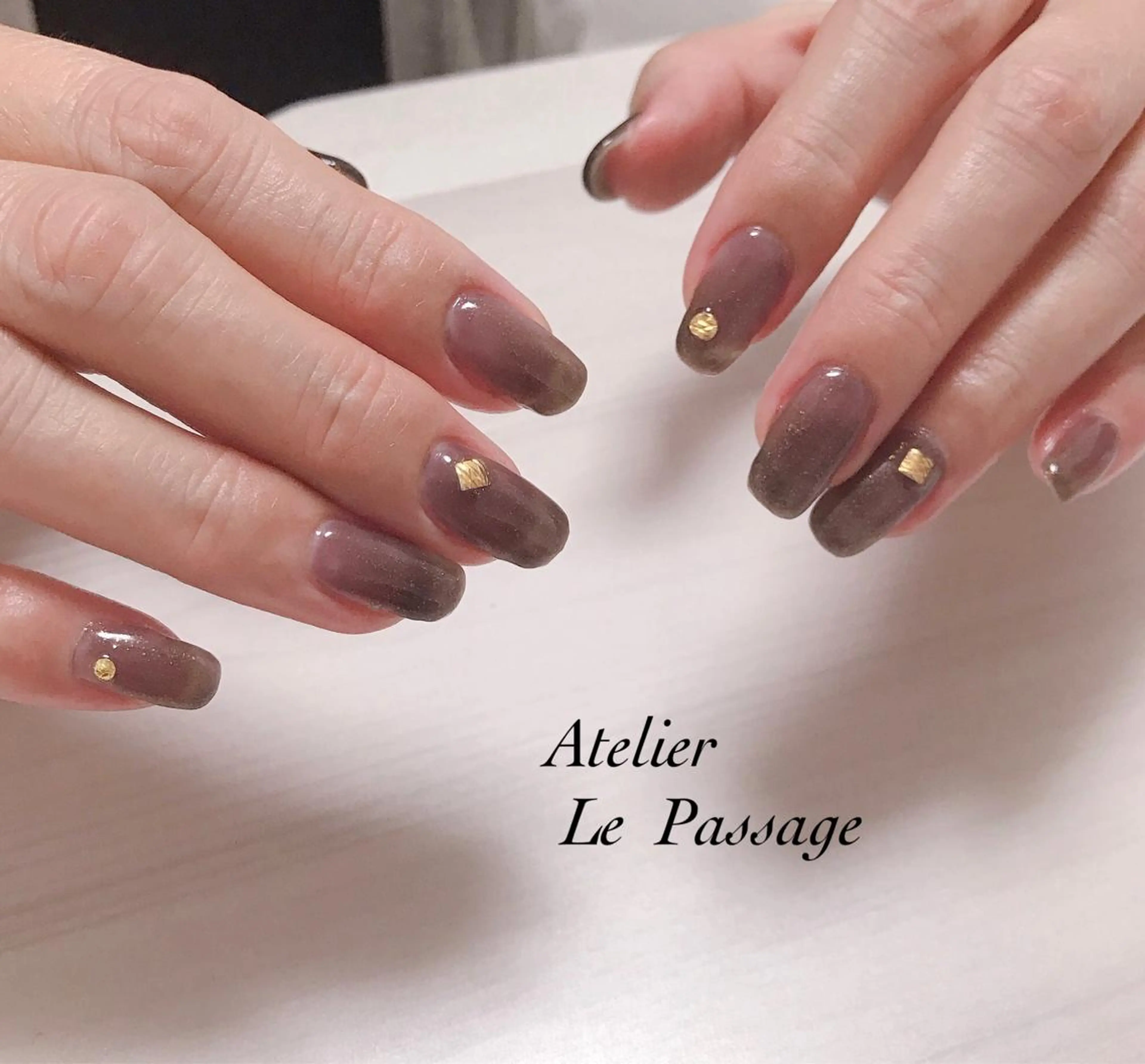 ネイル ジェルネイル パラジェル シンプルネイル 夏ネイル Atelier Le Passage所属・h nakatsukaのネイルデザイン