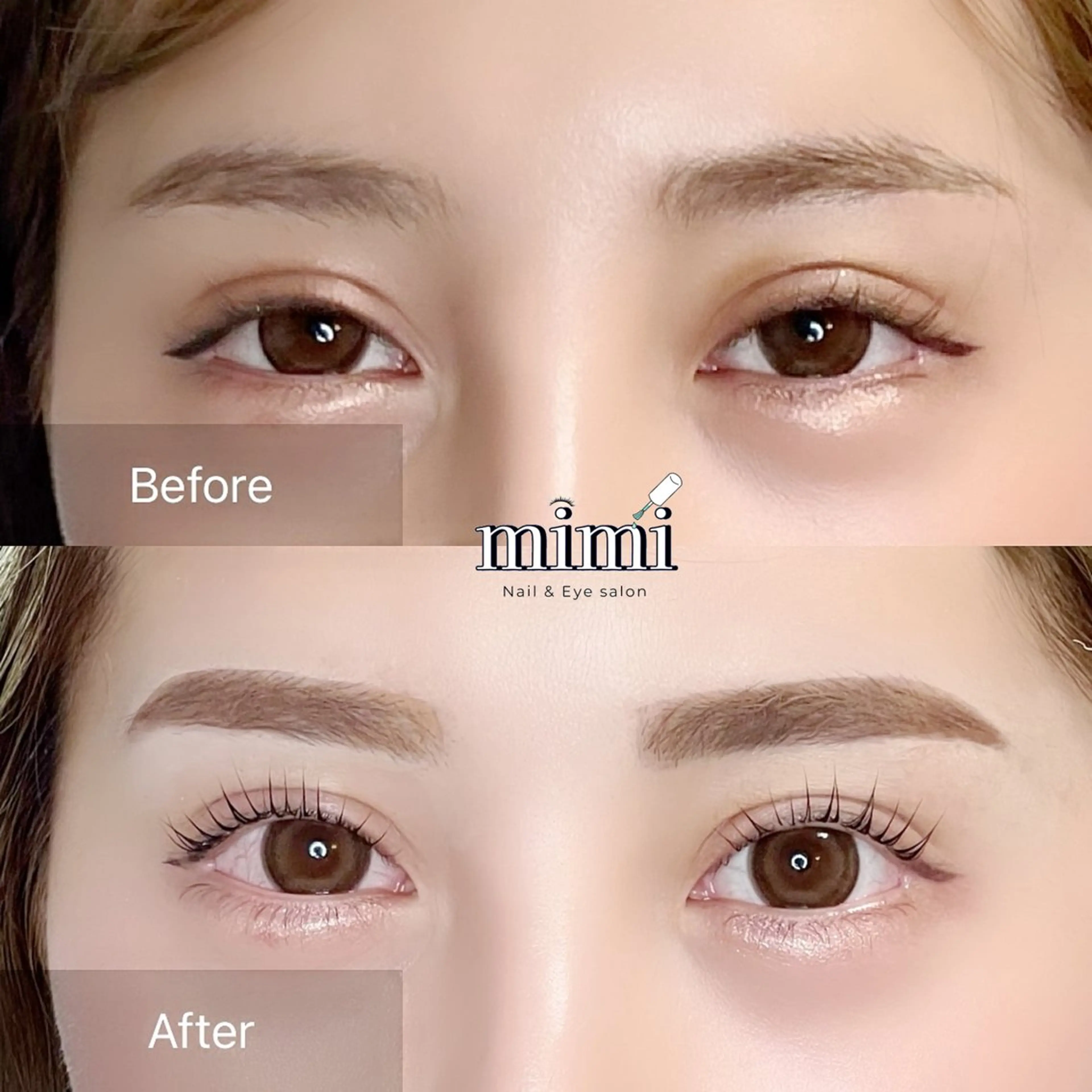 アイブロウ 眉カラー Nail&Eye Ruruのネイルデザイン