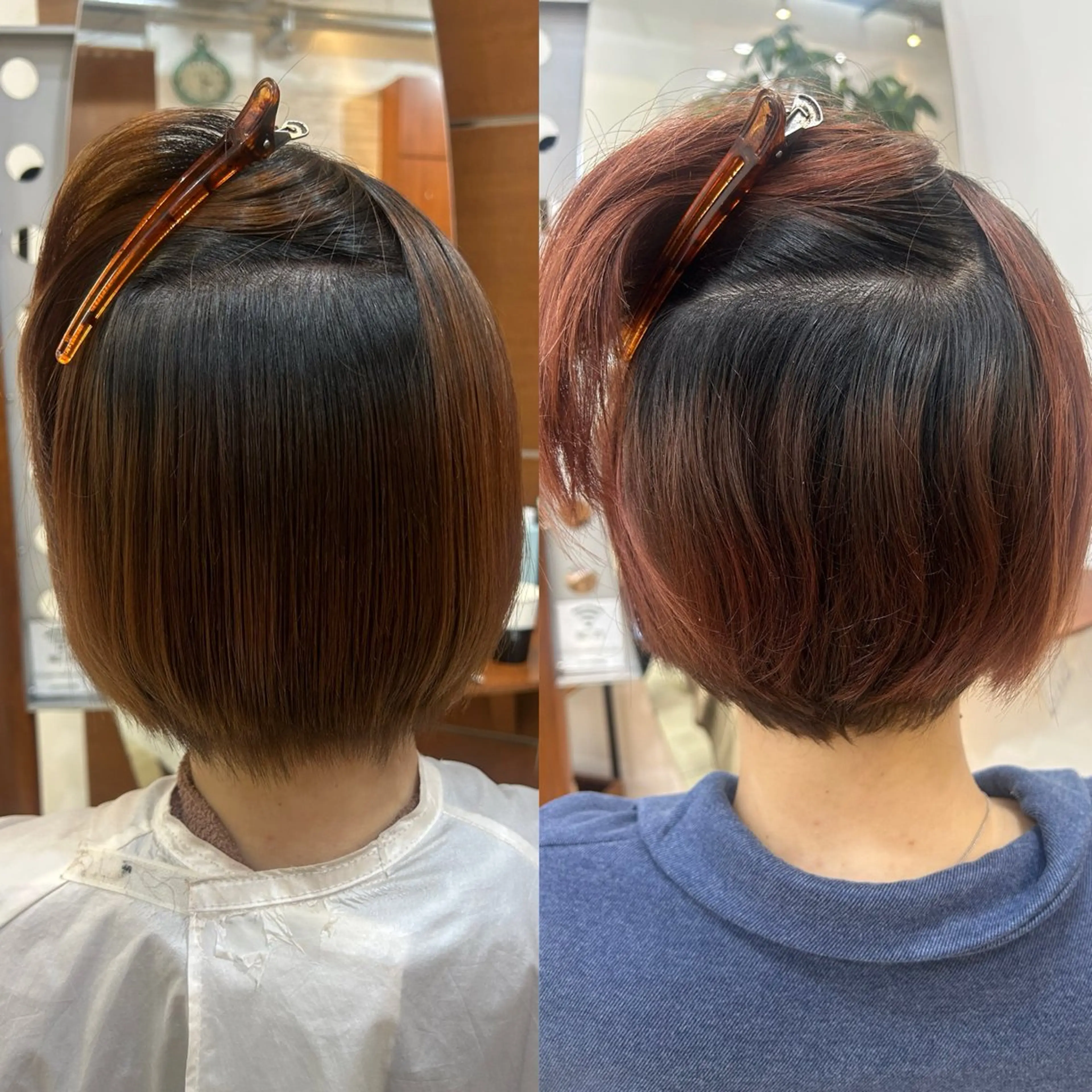 ショート パーマ 縮毛矯正 トリートメント 🦋💜金澤 愛奈💜🦋のヘアスタイル