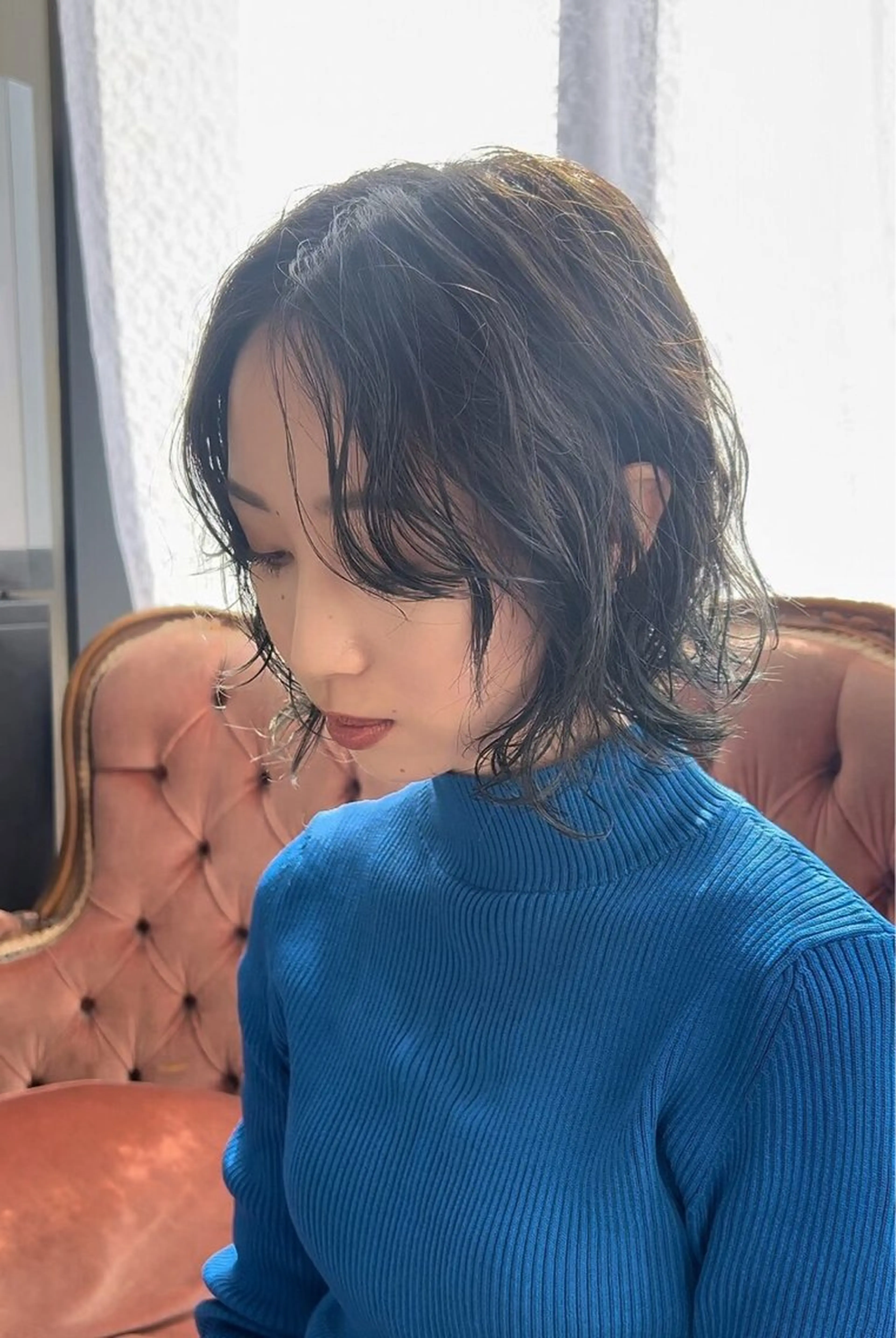 ショート カット 紙屋町ショート /ボブ　パーマ河内蓮のヘアスタイル