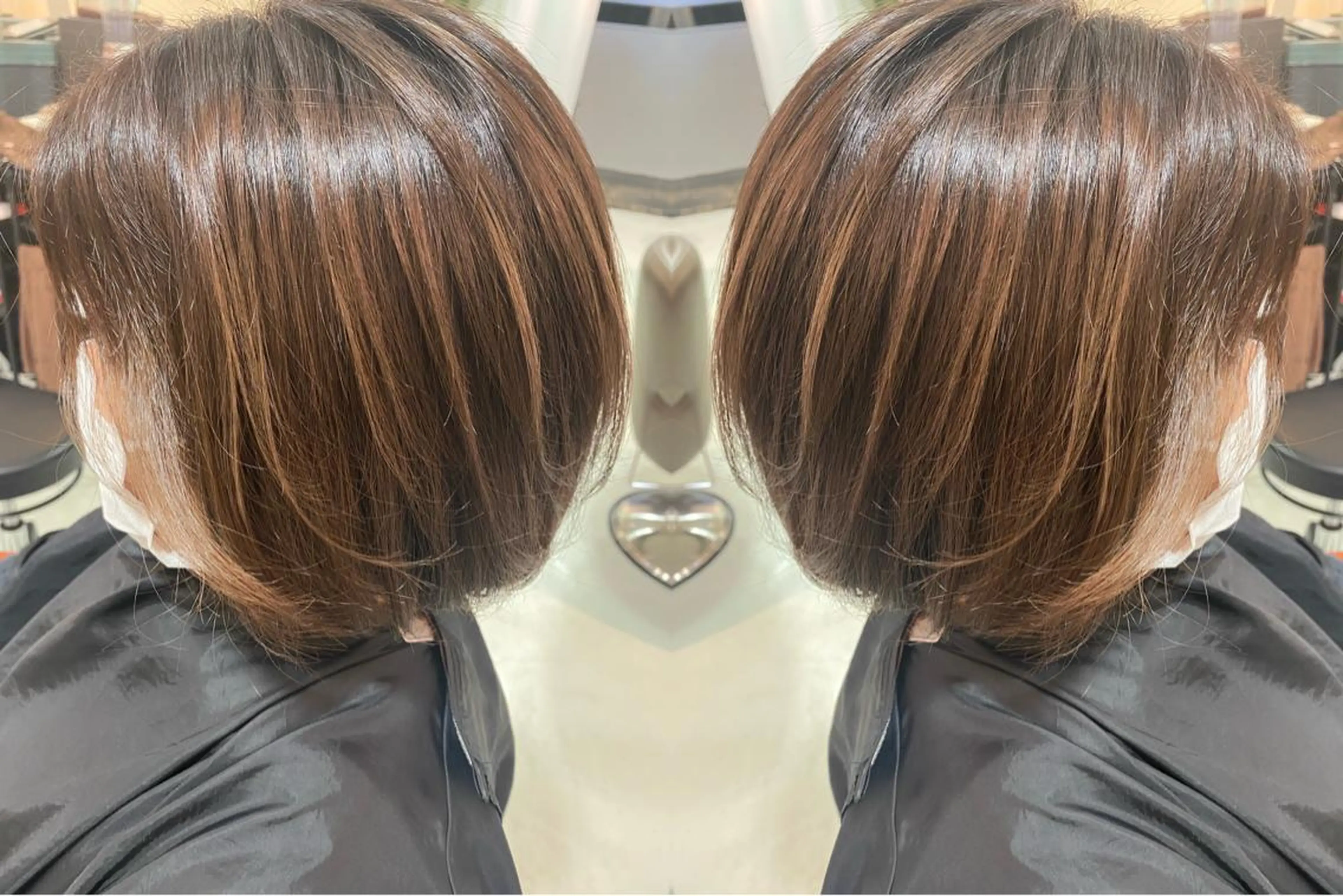 ショート カラー ベージュカラー ミルクティーベージュ ヘアカラー new. kawagoe所属・佐藤 麻衣のヘアスタイル