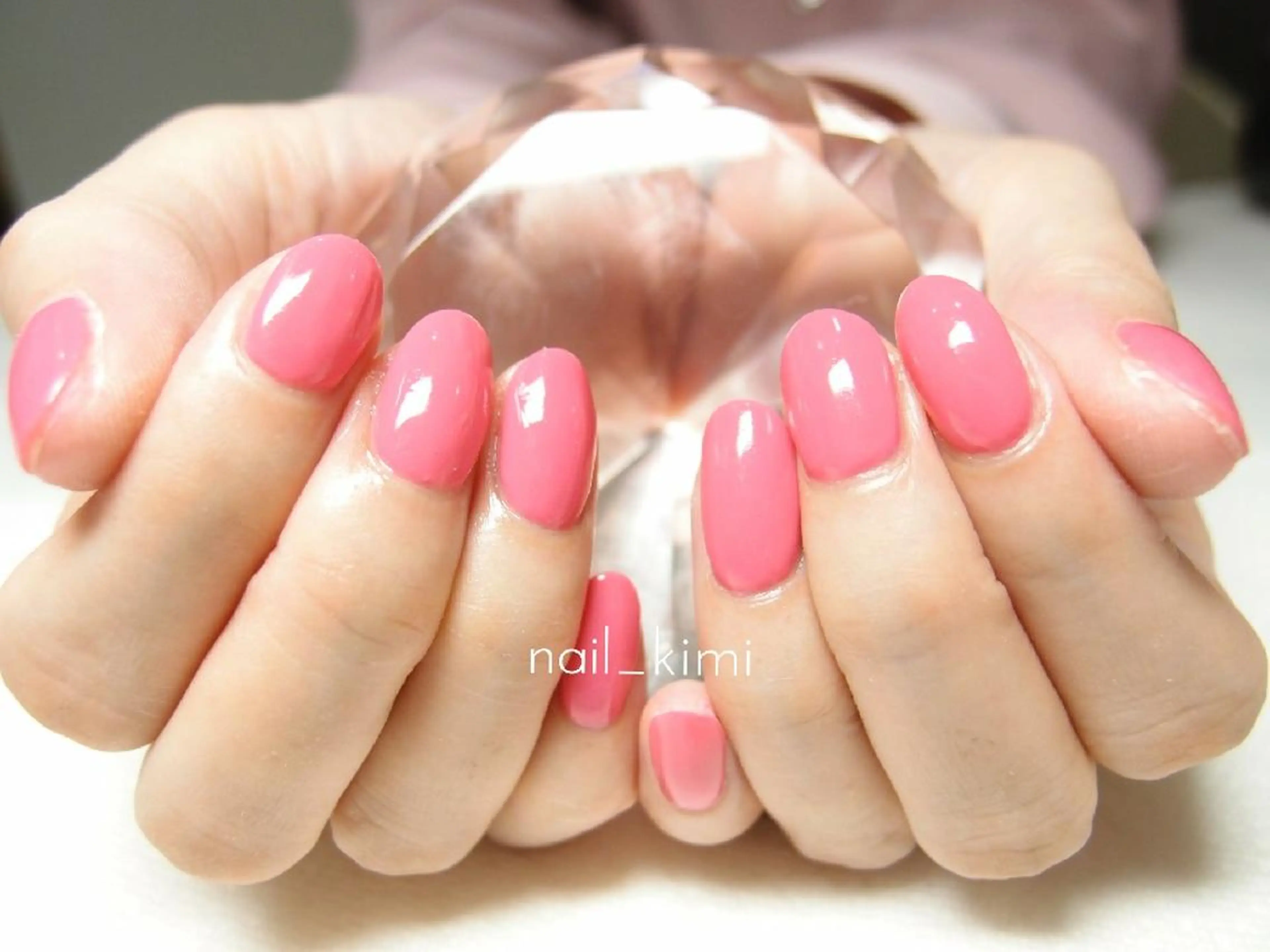 ネイル ワンカラーネイル ConneQt所属・ETHOSENSE. kimikaのネイルデザイン