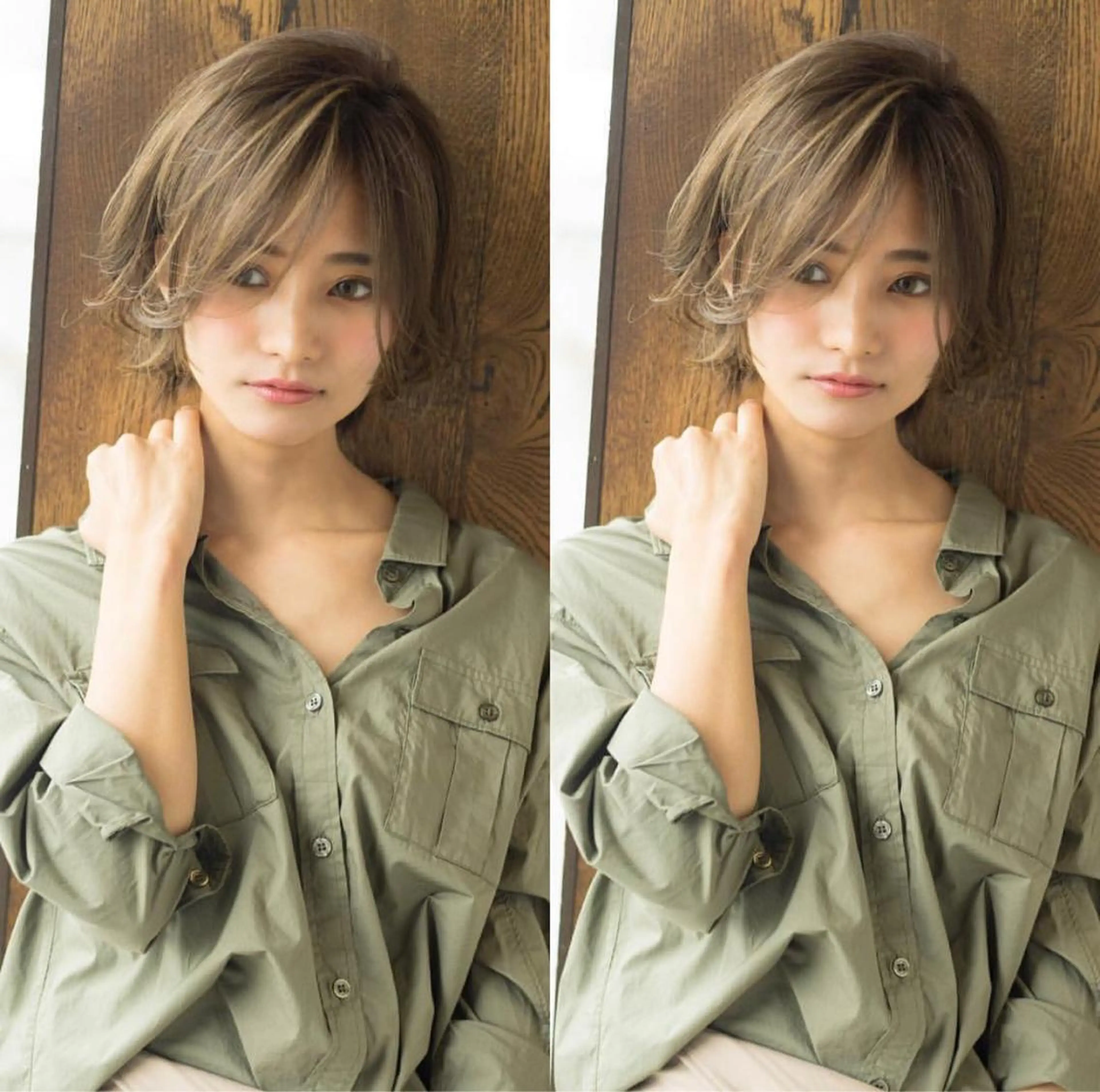 ショート 顔周りカット レイヤーカット ショートヘア 小顔カット カット ヘアカラー ✨似合わせ救世主✨ 浅野のヘアスタイル