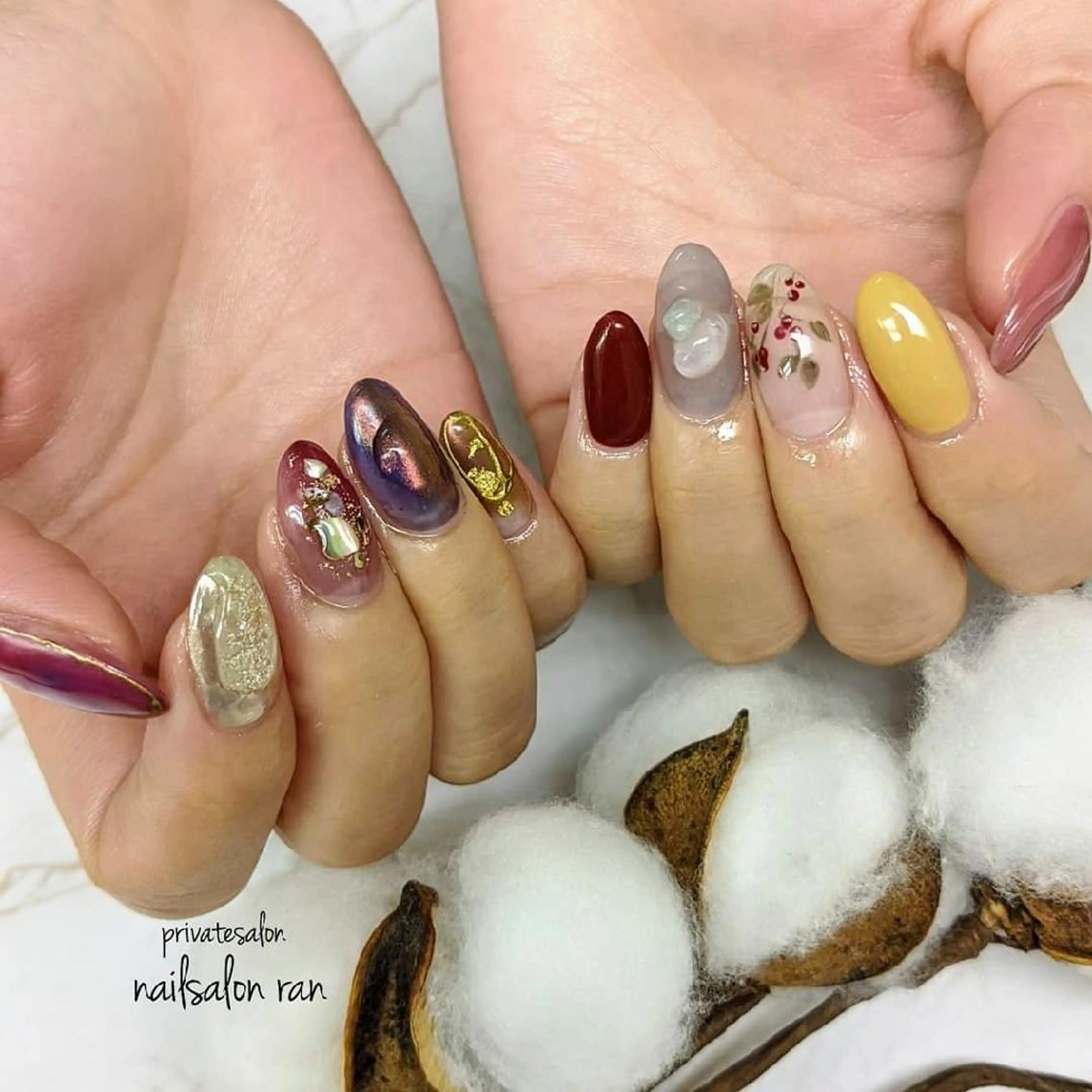 ネイル nailsalon ranのネイルデザイン