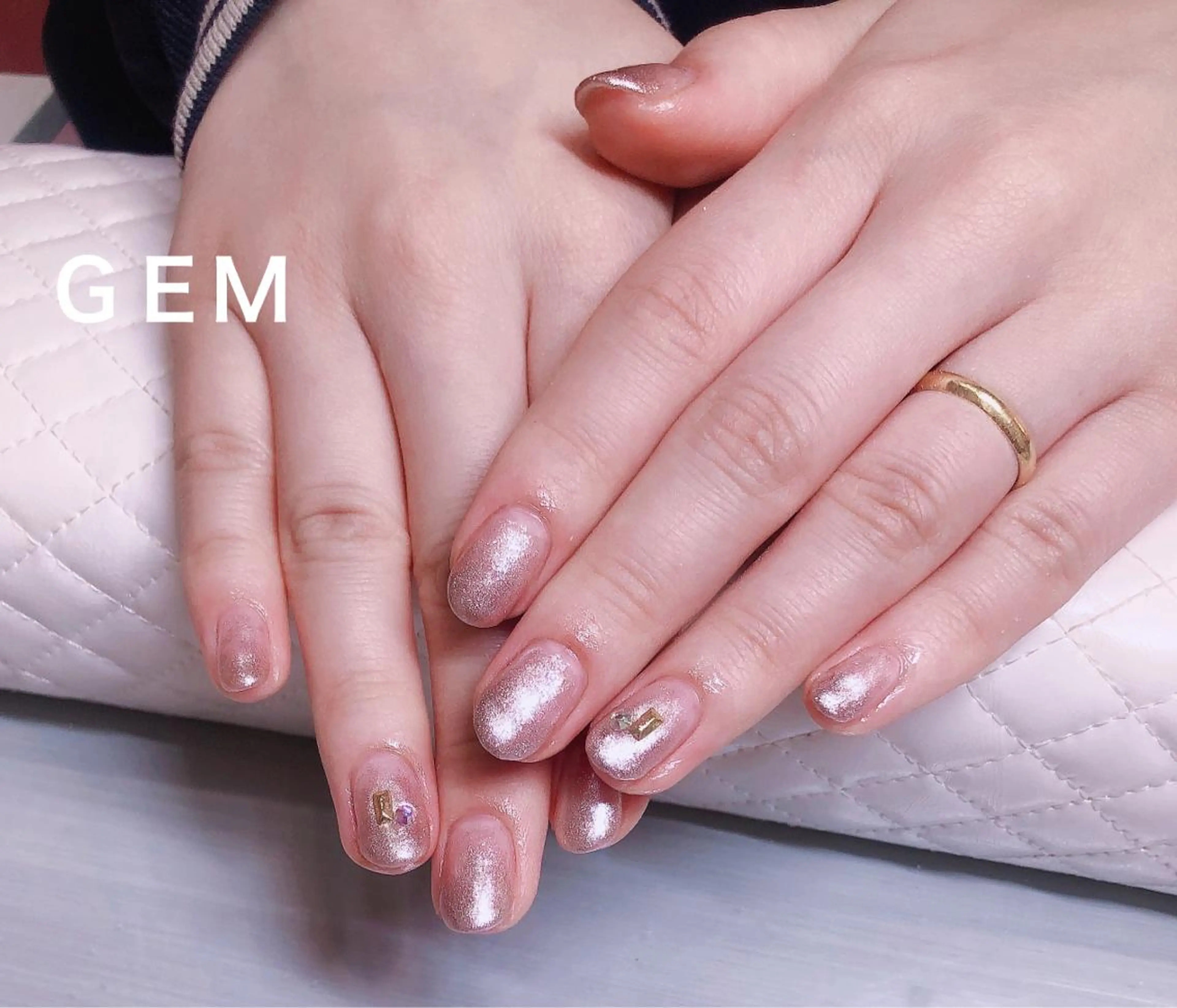 ネイル シンプルネイル GEM beautyのマツエク・マツパデザイン