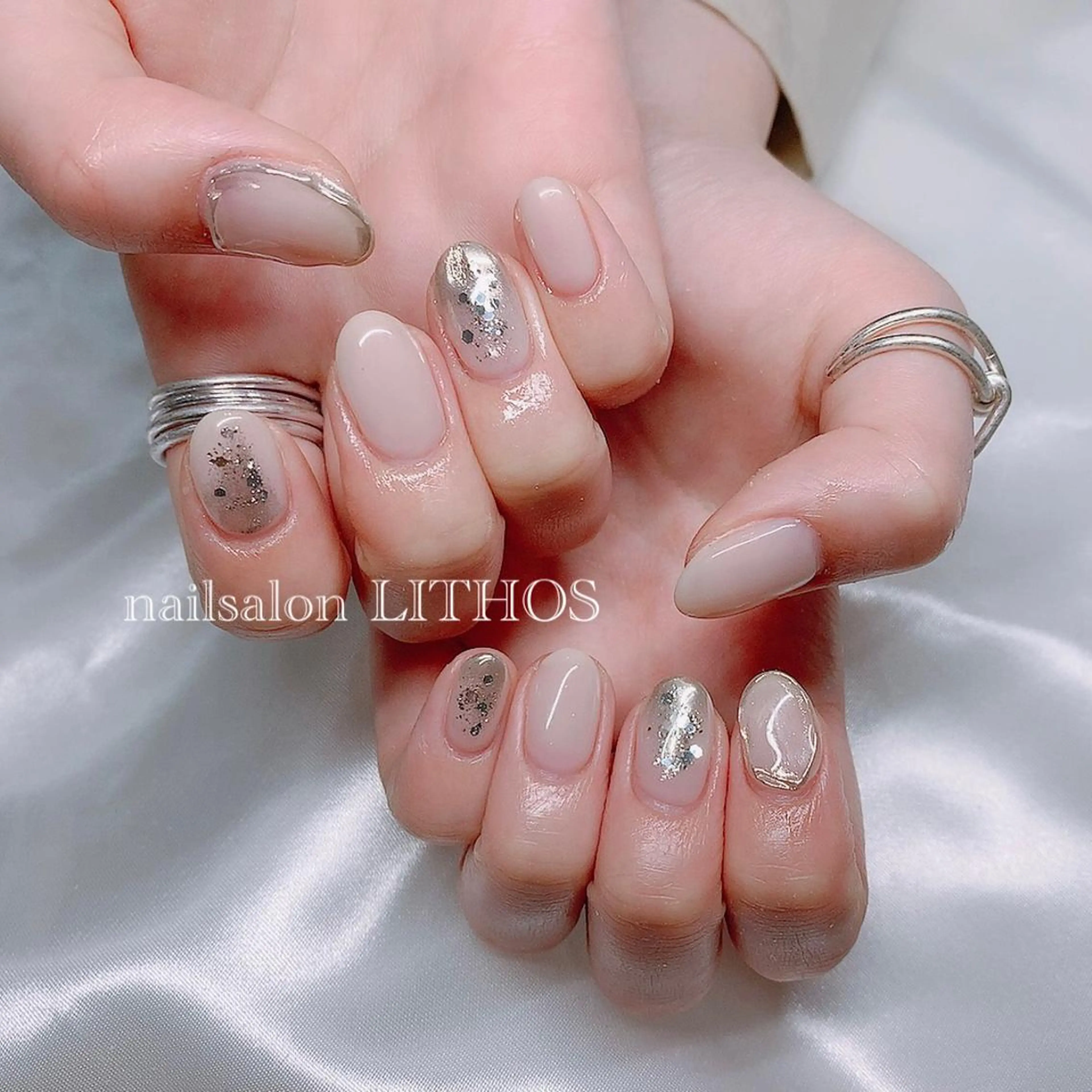 ネイル ハンドネイル nailsalon Lithos所属・nailsalon Recontreのネイルデザイン