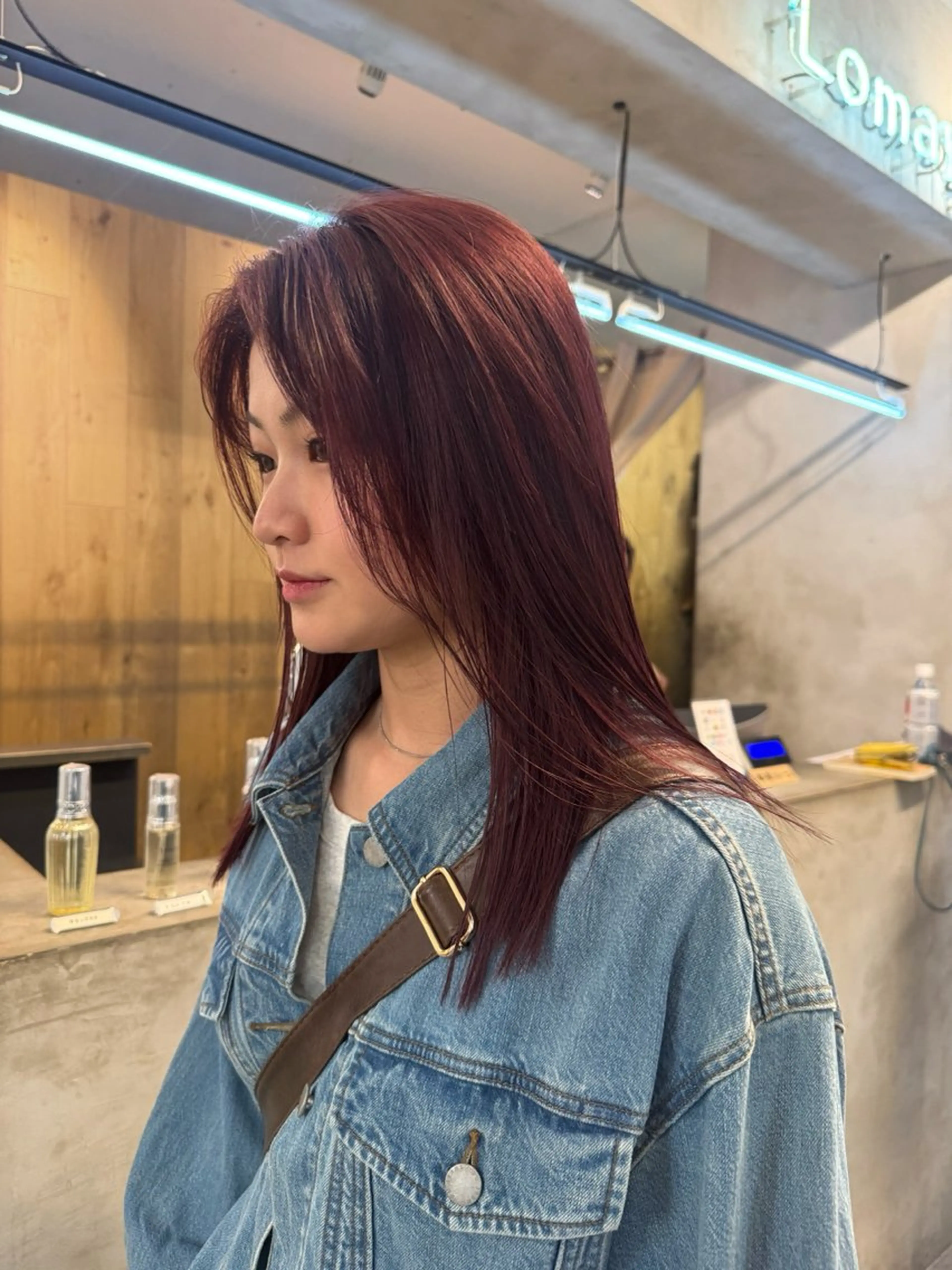 セミロング カラー ヘアカラー トリートメント 艶カラー 🤍🫧/makoのヘアスタイル