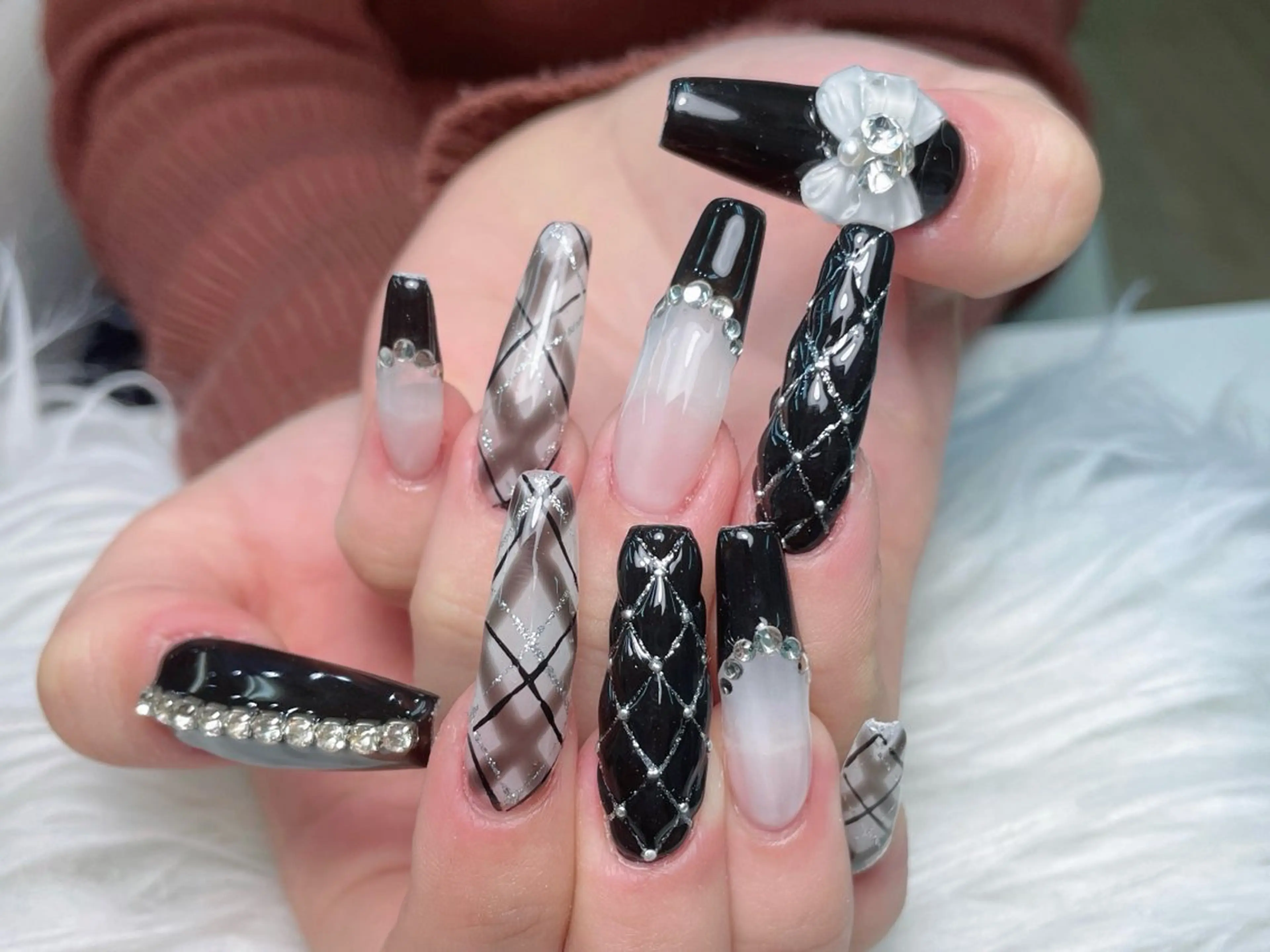 ネイル ロングネイル ネイルプリンセス所属・princess 木戸　唯のネイルデザイン