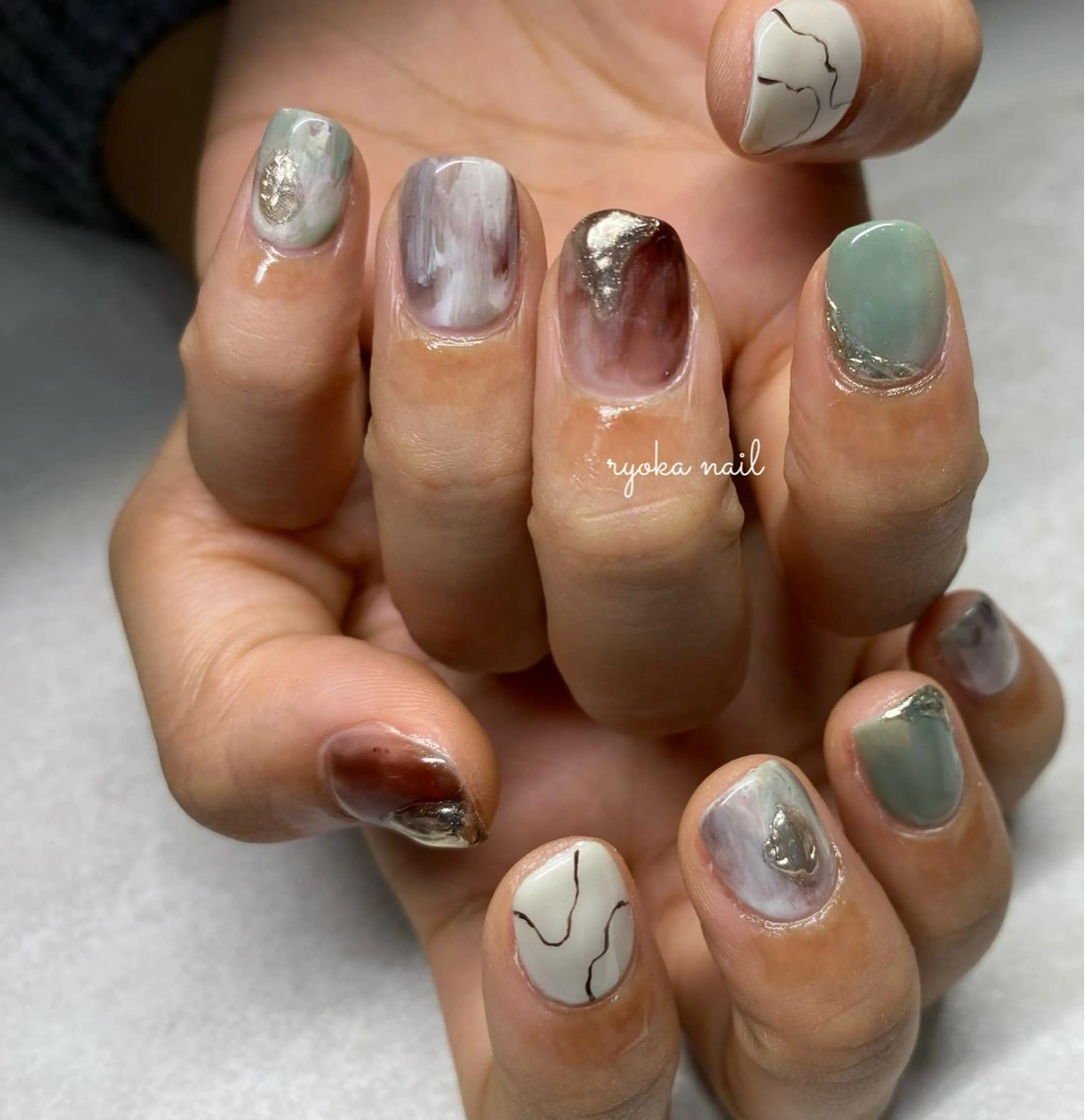 ネイル Twinklenail所属・ryoka nailのネイルデザイン