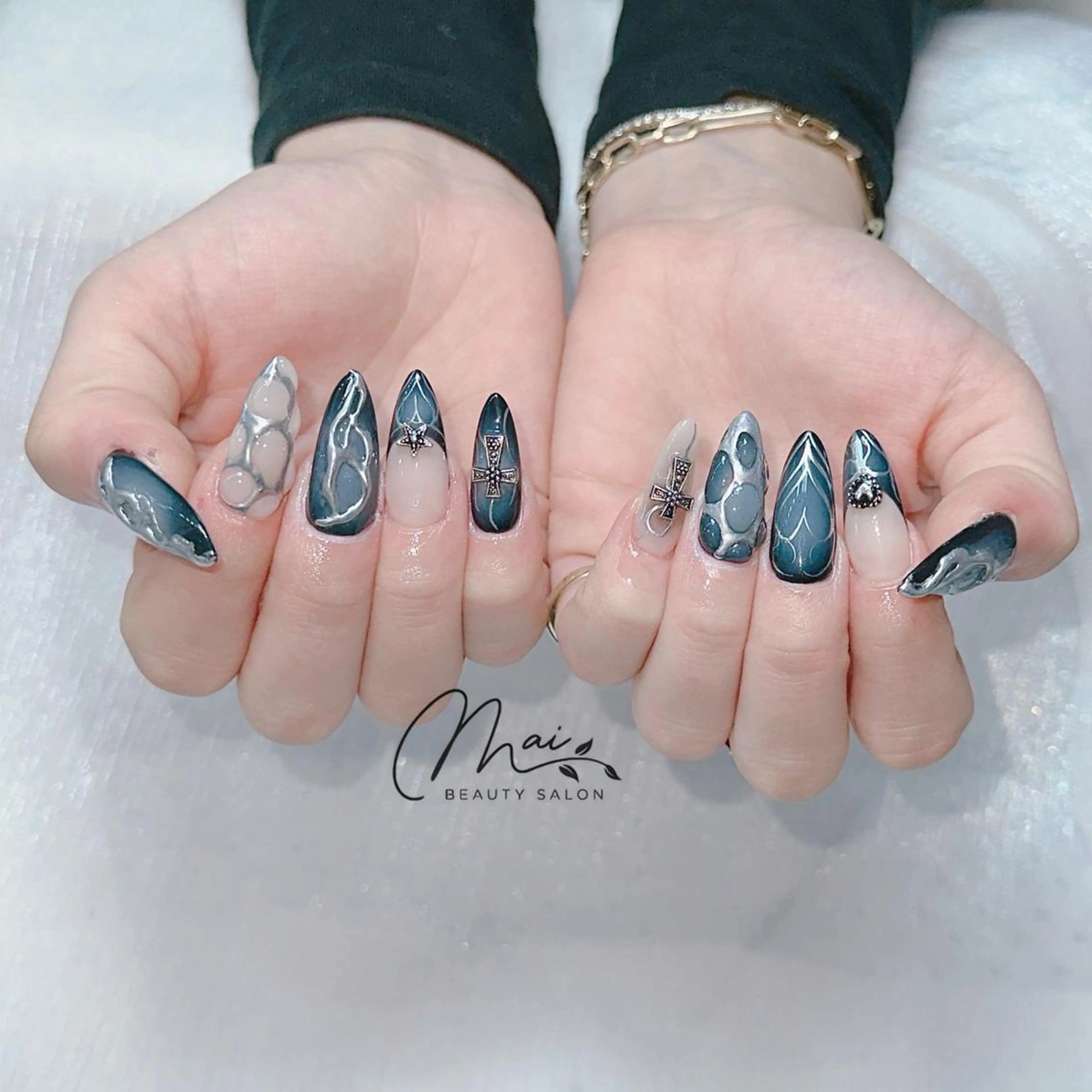 ネイル ジェルネイル パラジェル ワンホンネイル MaiBeauty dodoのネイルデザイン