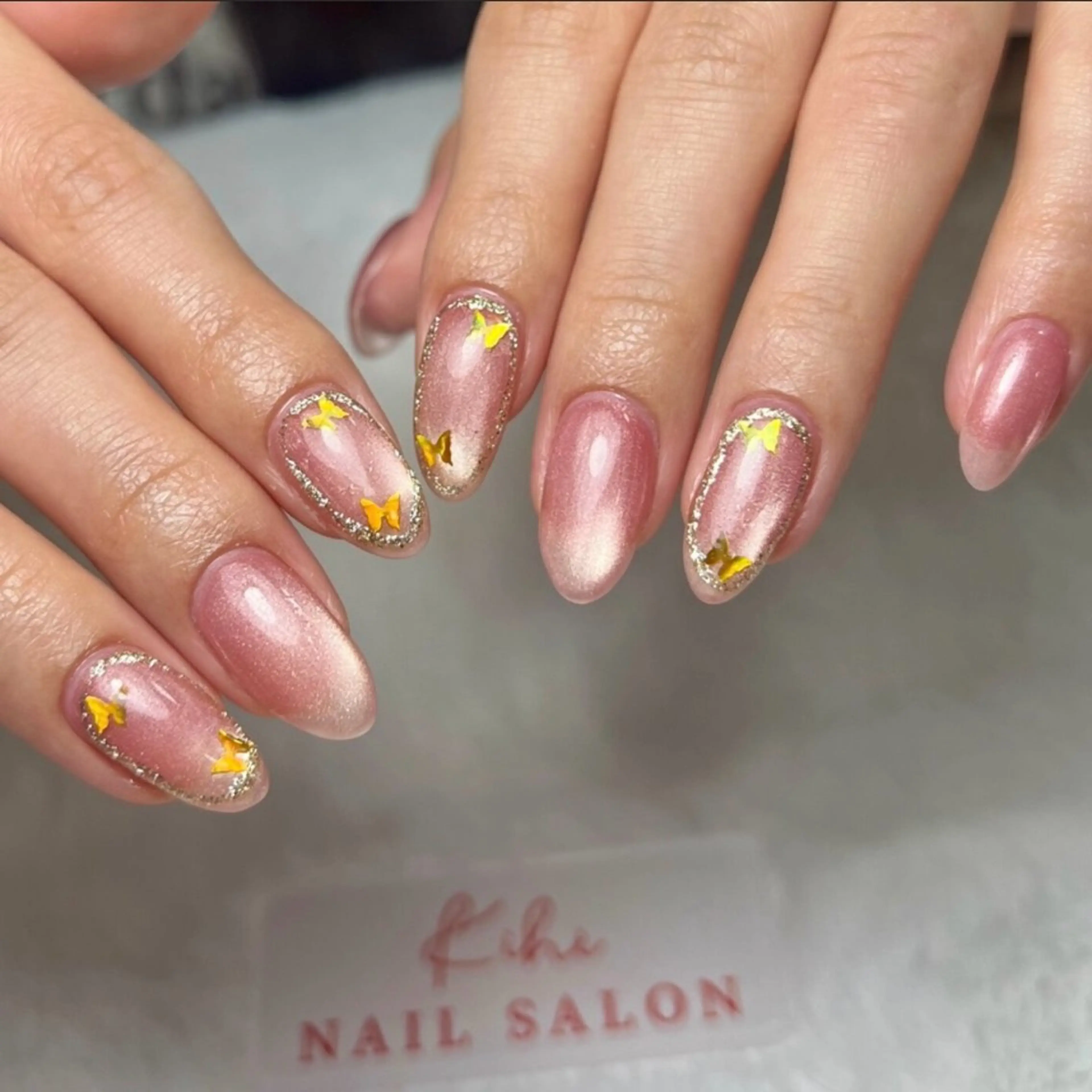 ネイル アートネイル フレンチネイル ジェルネイル グラデーション 韓国ネイル ハンドネイル 久保田 マリコのネイルデザイン