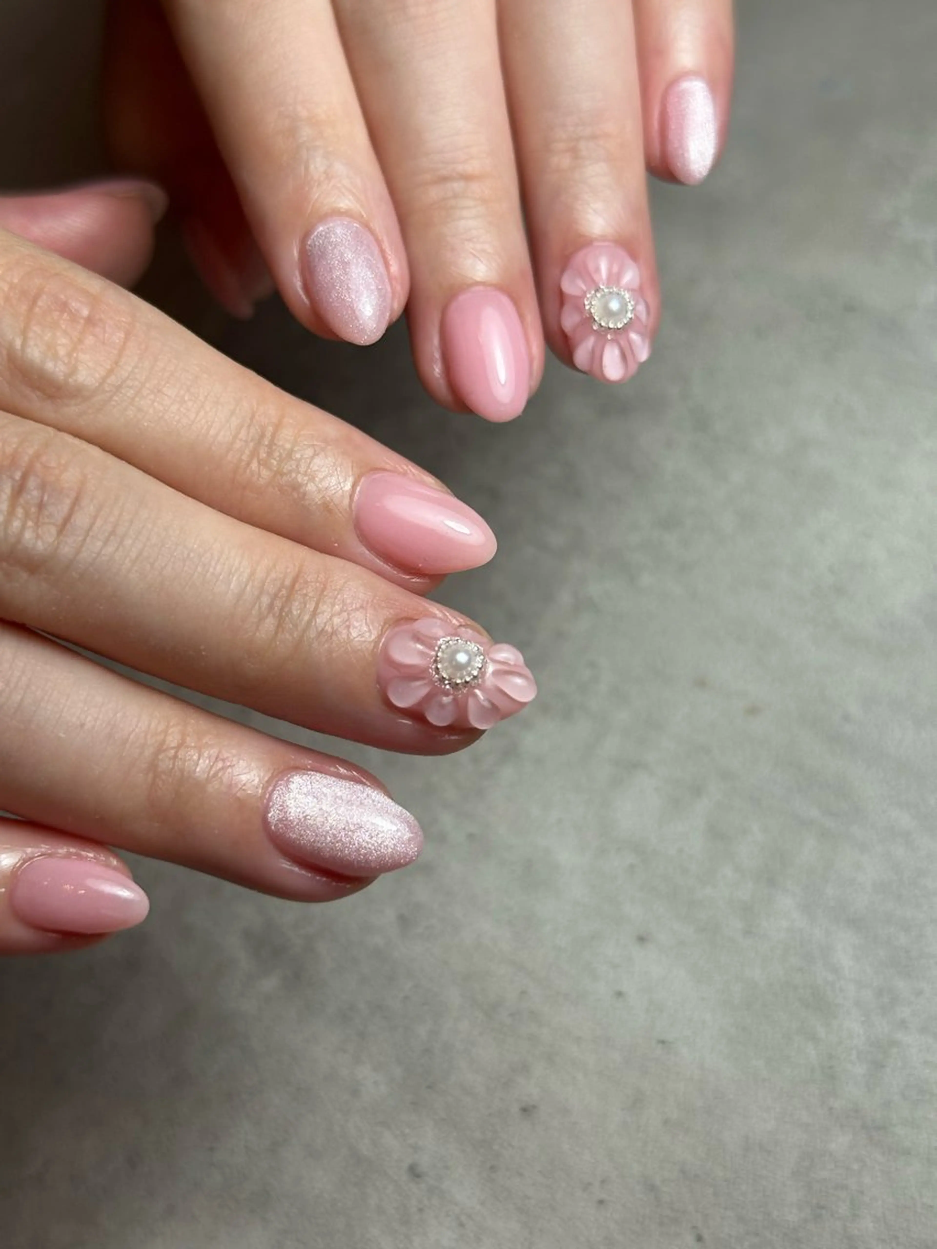 ネイル フラワーネイル ぷっくりネイル havi nailのネイルデザイン