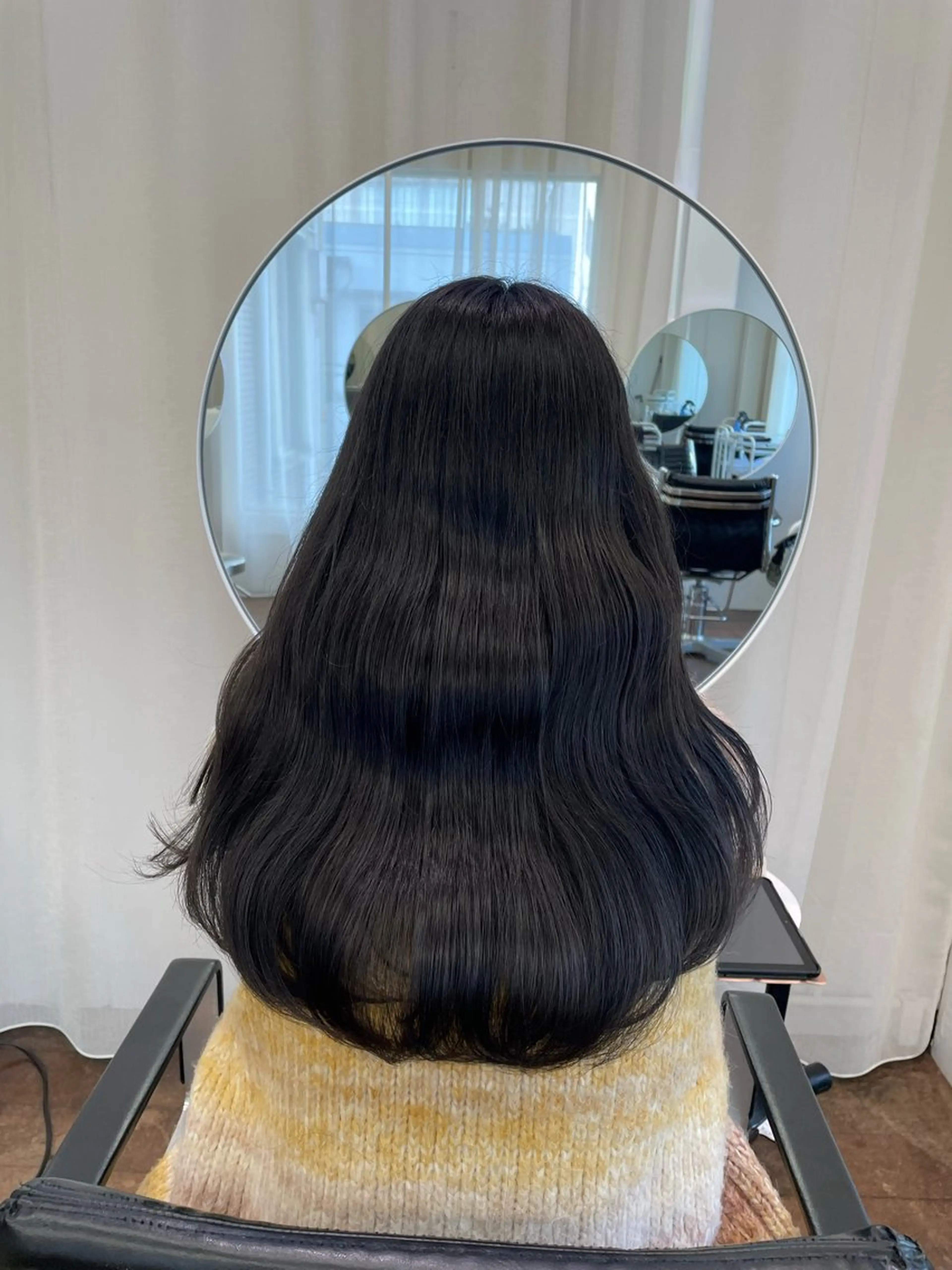 ロング カラー 透明感カラー オリーブグレー トリートメント カット ヘアカラー トリートメント レイヤーカット🎀 kanaのヘアスタイル