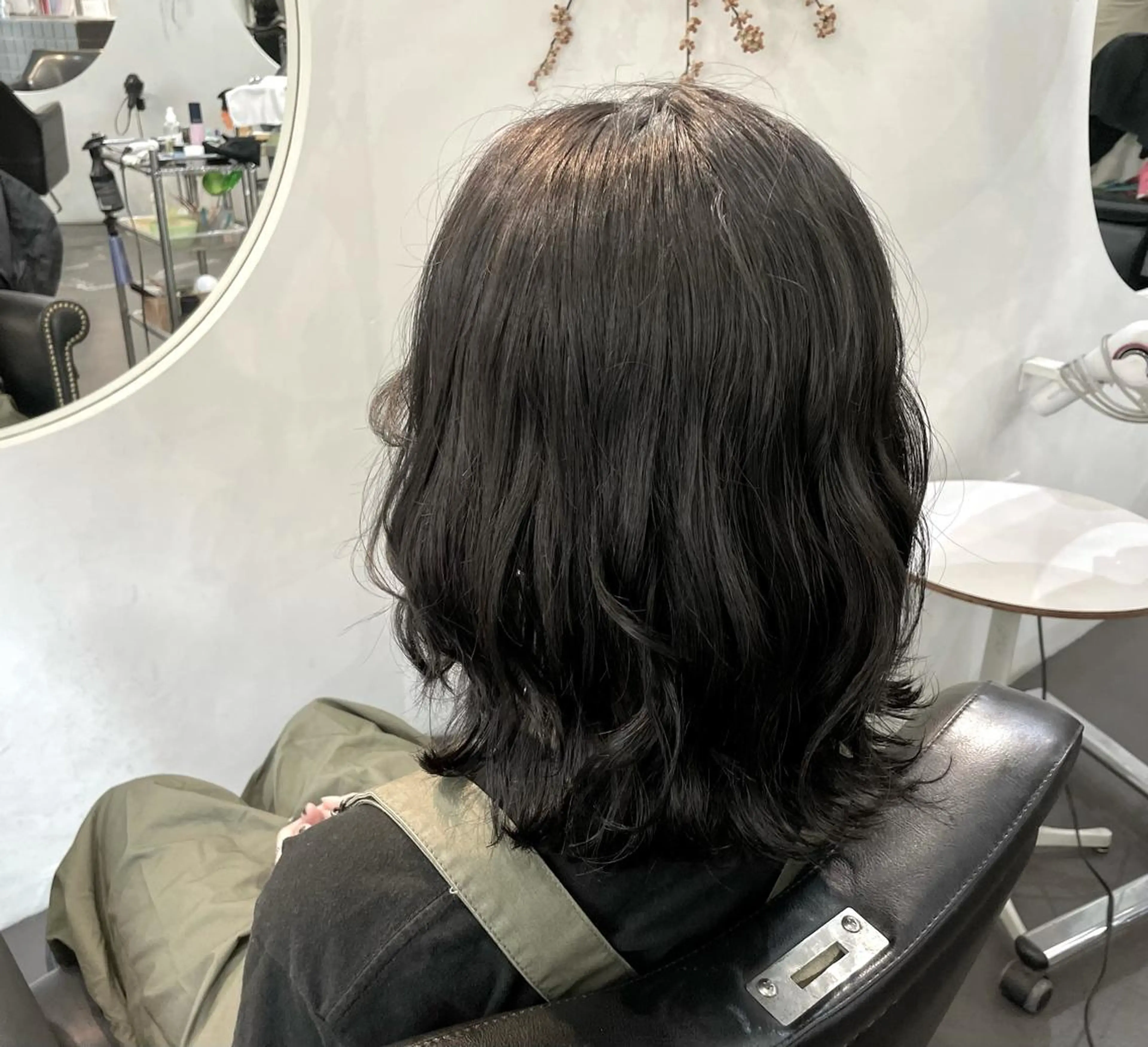 ミディアム カラー 透明感カラー グレージュ MVALLEY所属・韓国ヘア/ 古川のヘアスタイル