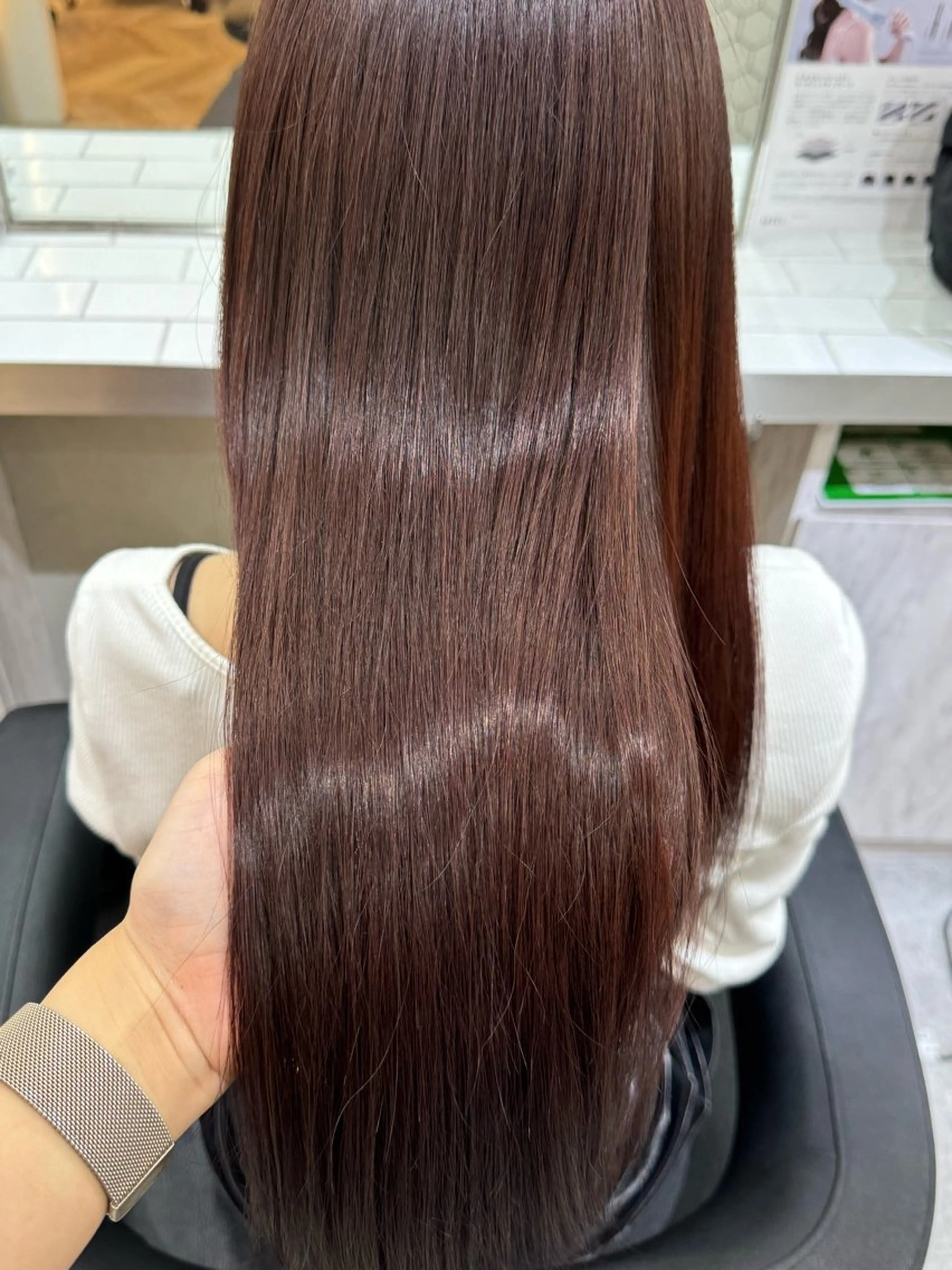 ［期間限定🍒］艶カラー＋BYKARTE treatment （バイカルテ)の写真