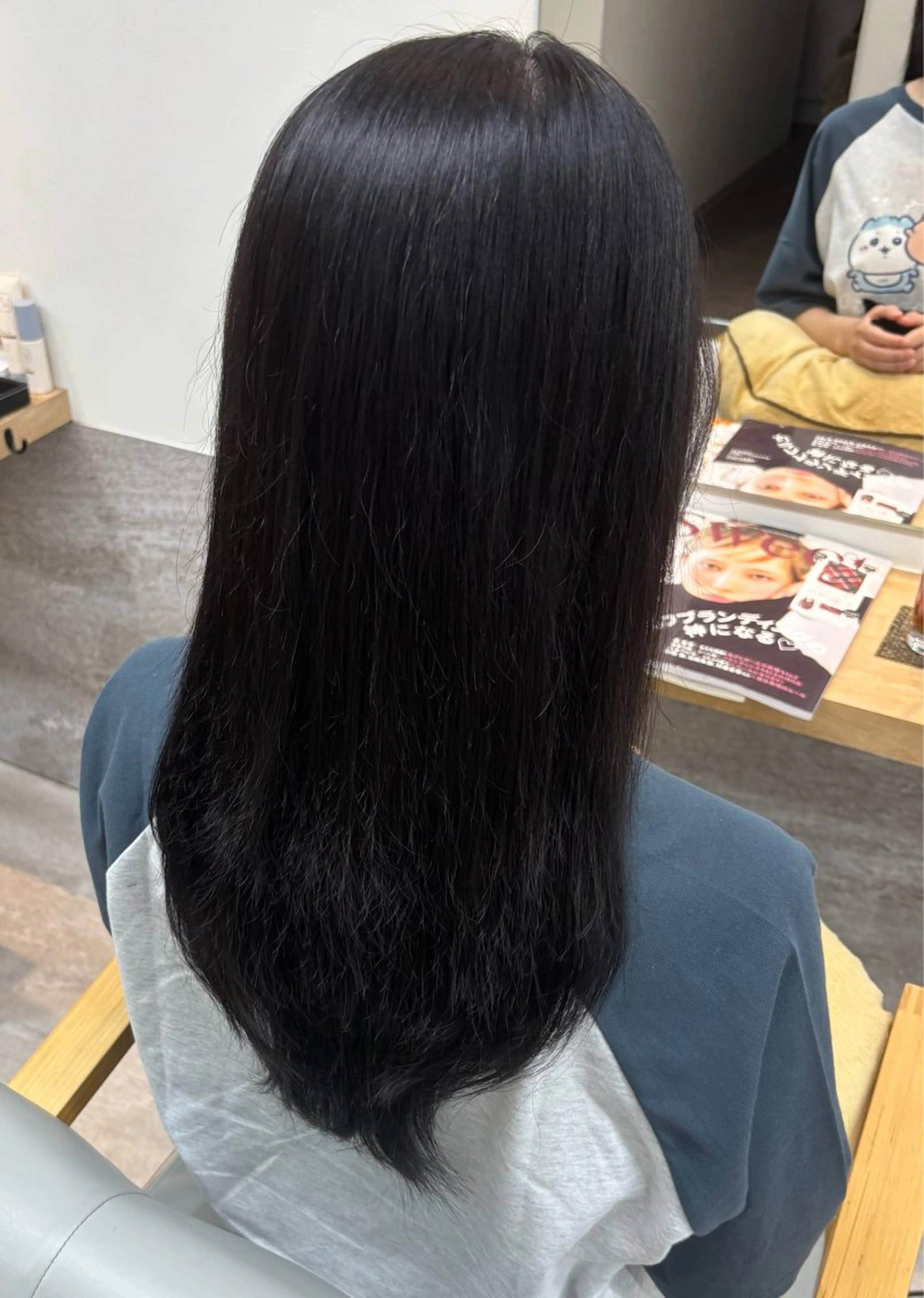 セミロング カラー ヘアカラー トリートメント あんず Nosh/博多千代のヘアスタイル