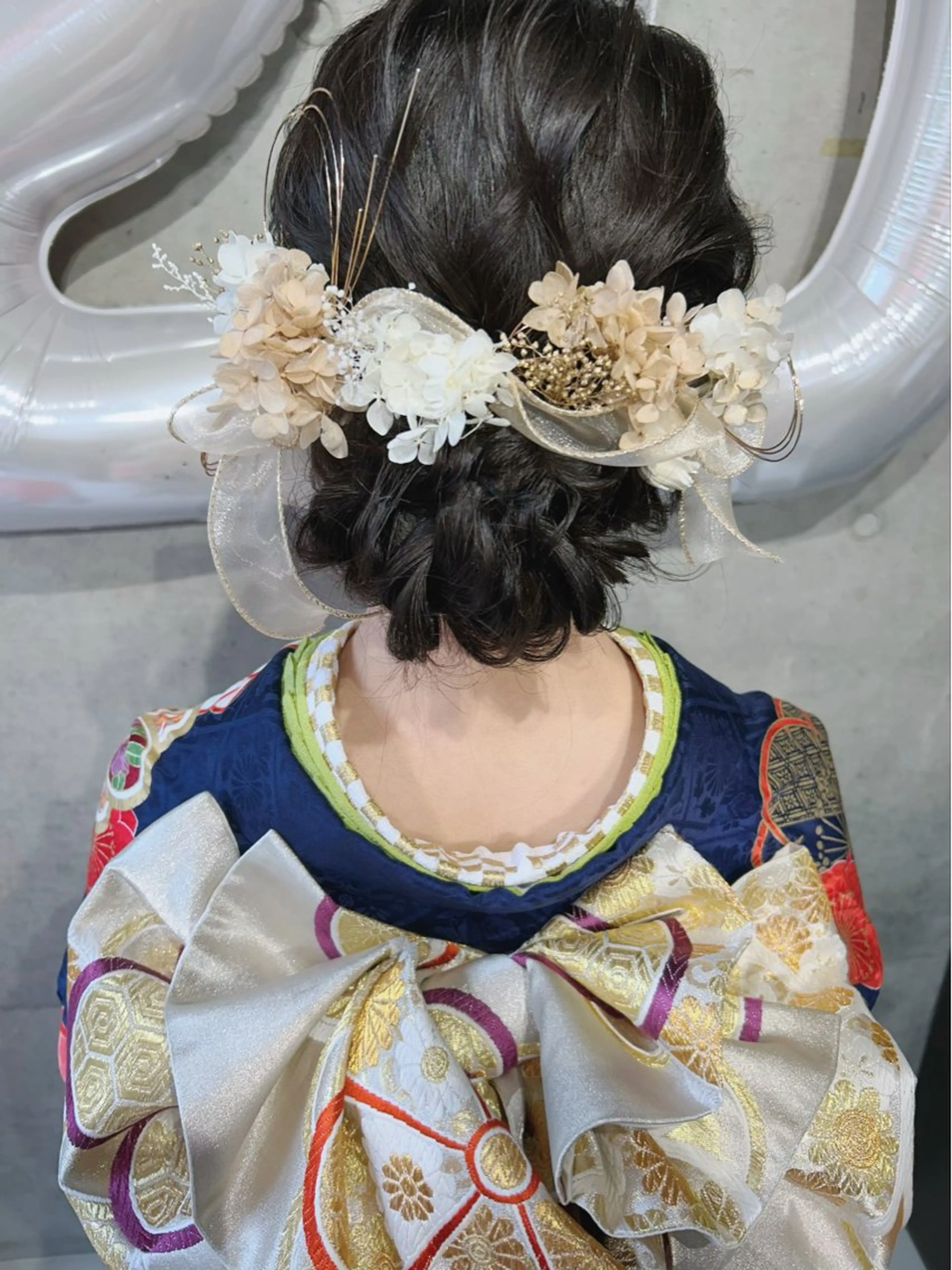 ロング ヘアアレンジ ヘアセット セットサロン      ラフテル所属・大阪/ヘアアレンジ /似合わせset💐のヘアスタイル