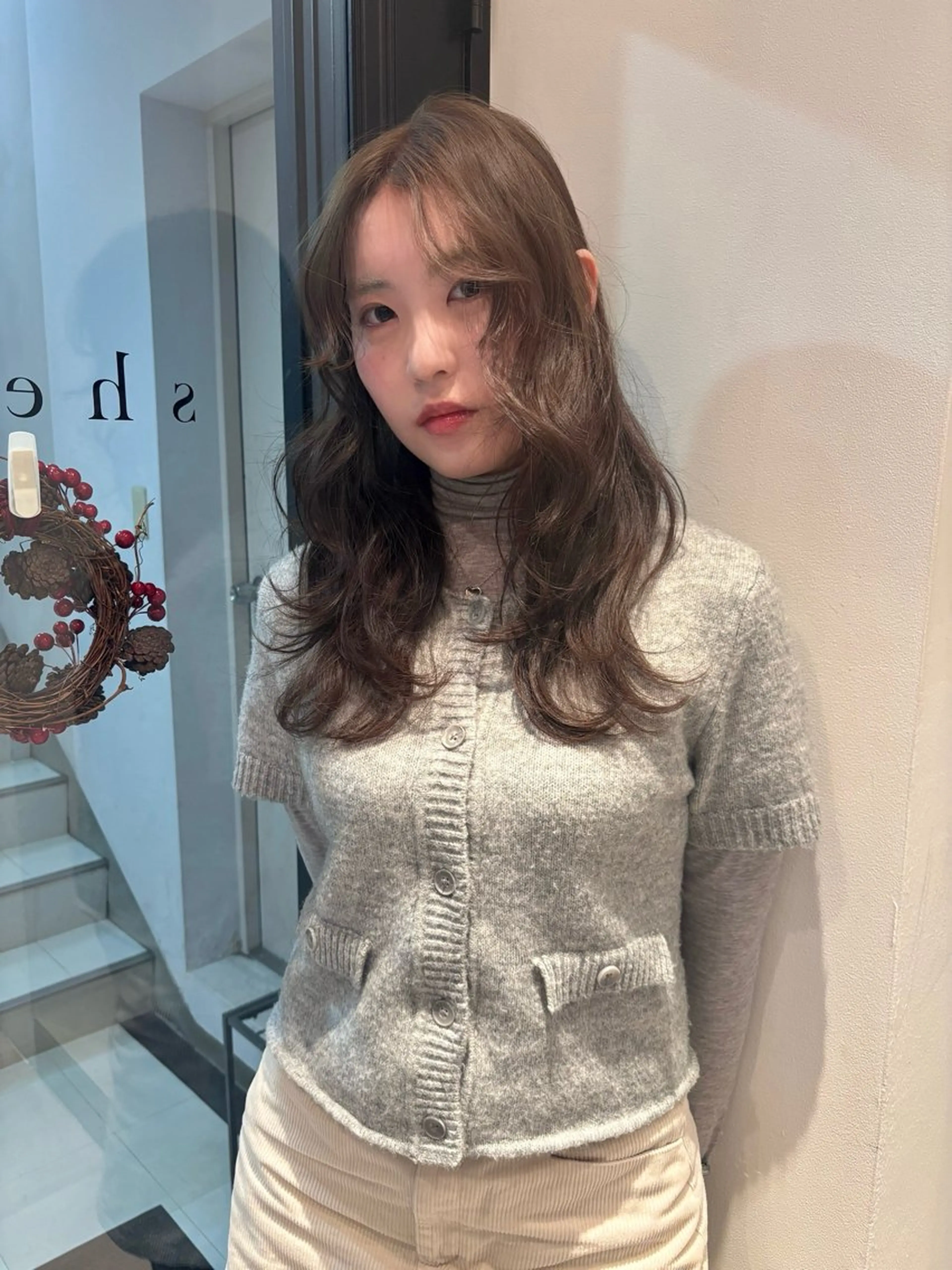 セミロング カラー カット ヘアカラー riria/ボブ /ブラウンカラー🎀のヘアスタイル