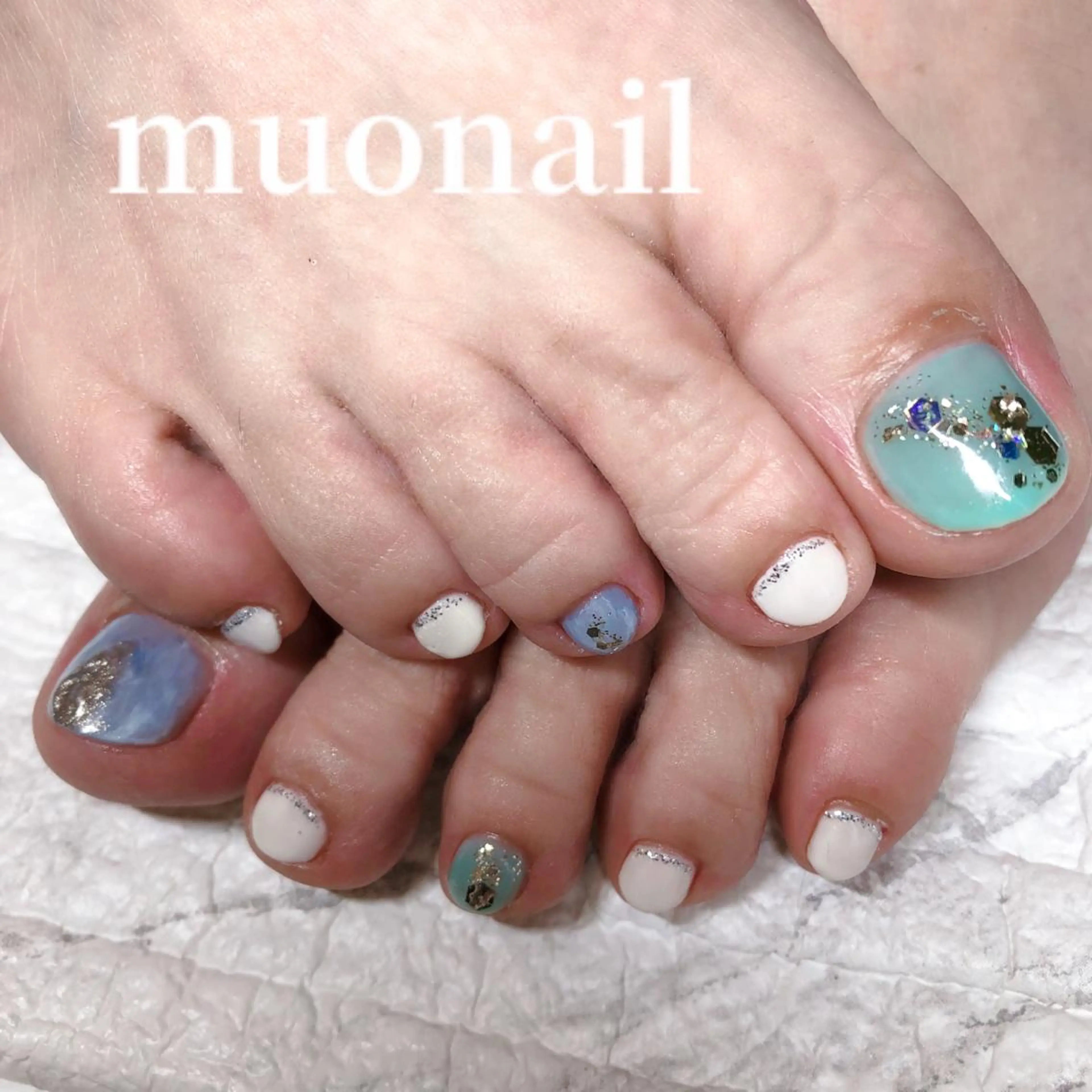 ネイル フットネイル 中川 ほののネイルデザイン