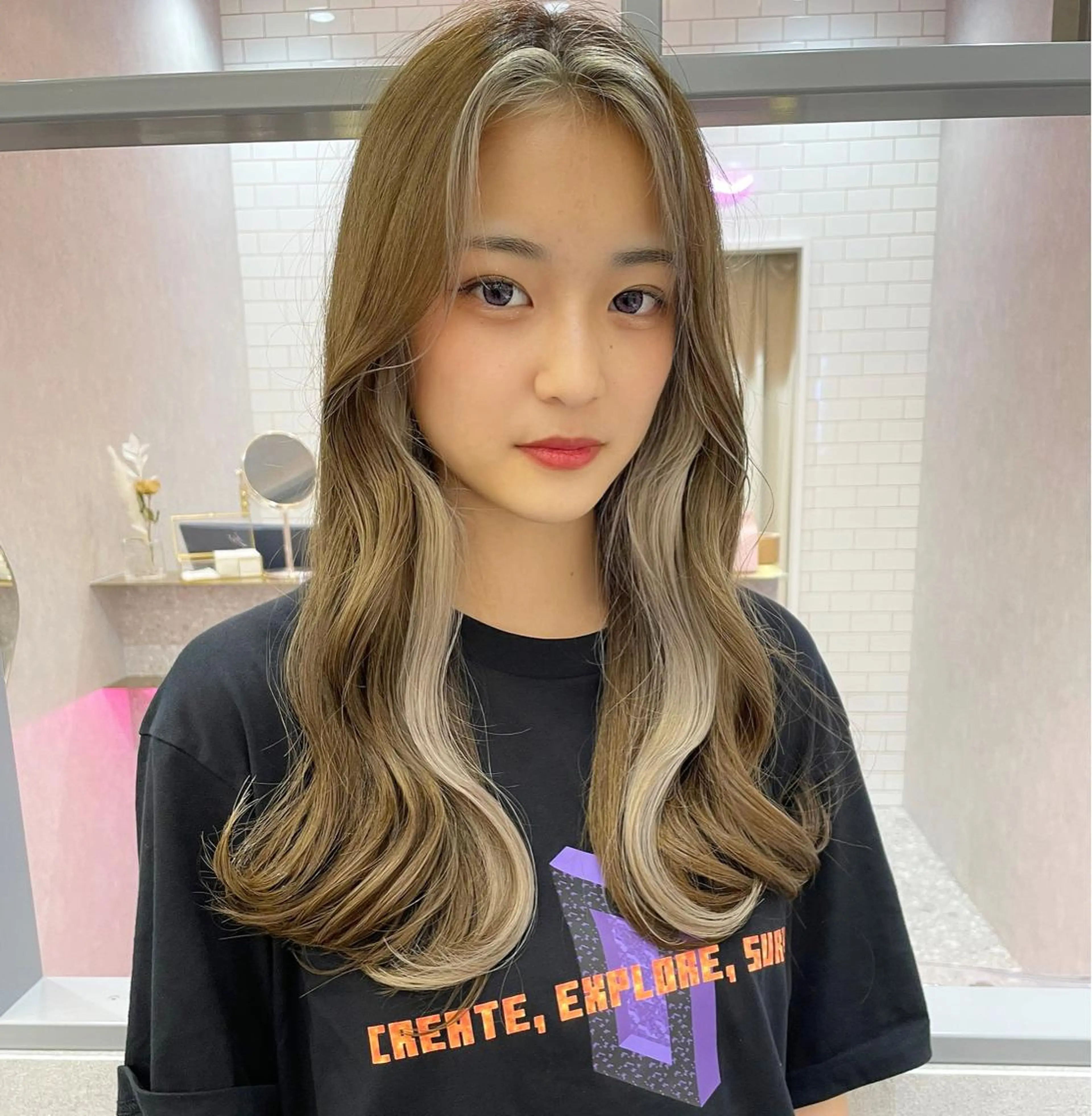 セミロング レイヤーカット Lond  mare 🦋ayana🦋のヘアスタイル