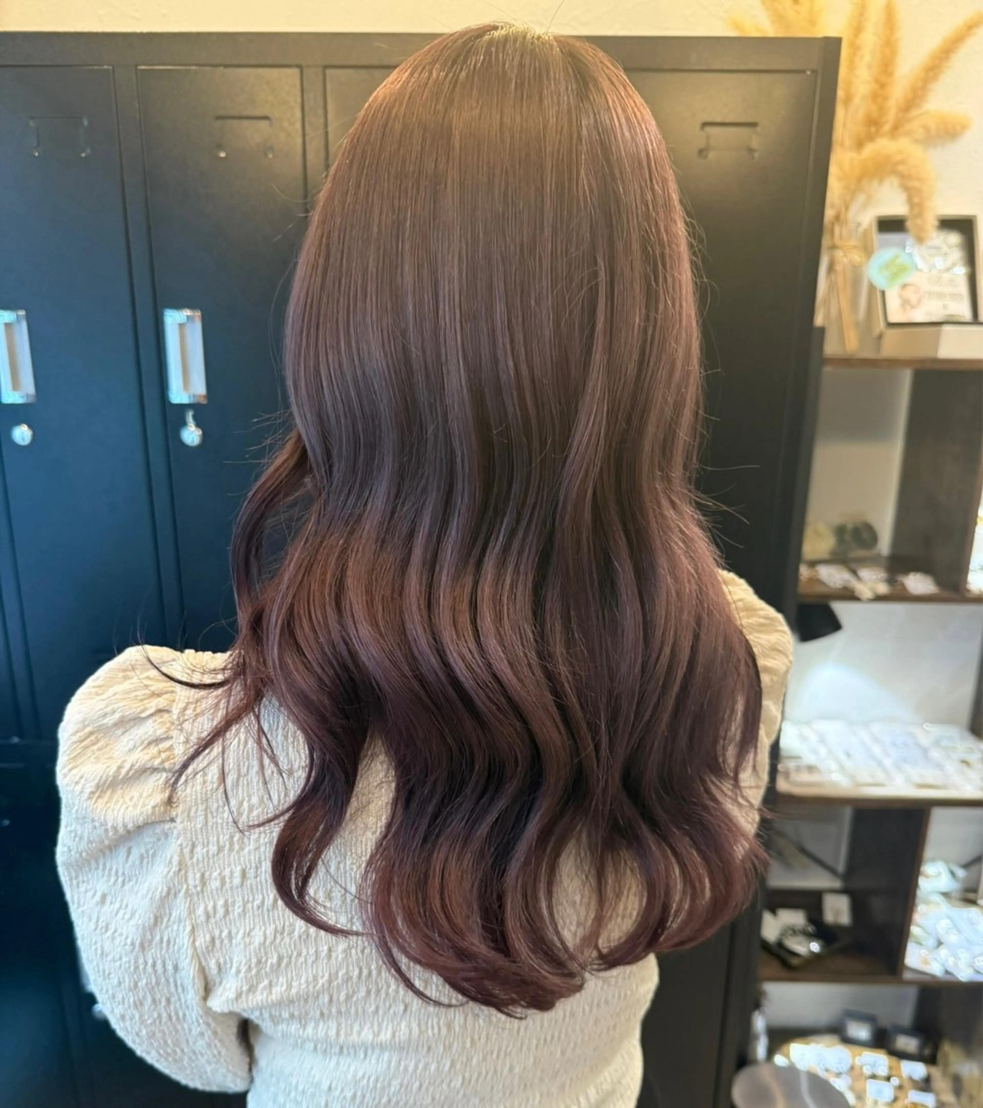 カラー ピンクカラー なかじま ささらのヘアスタイル