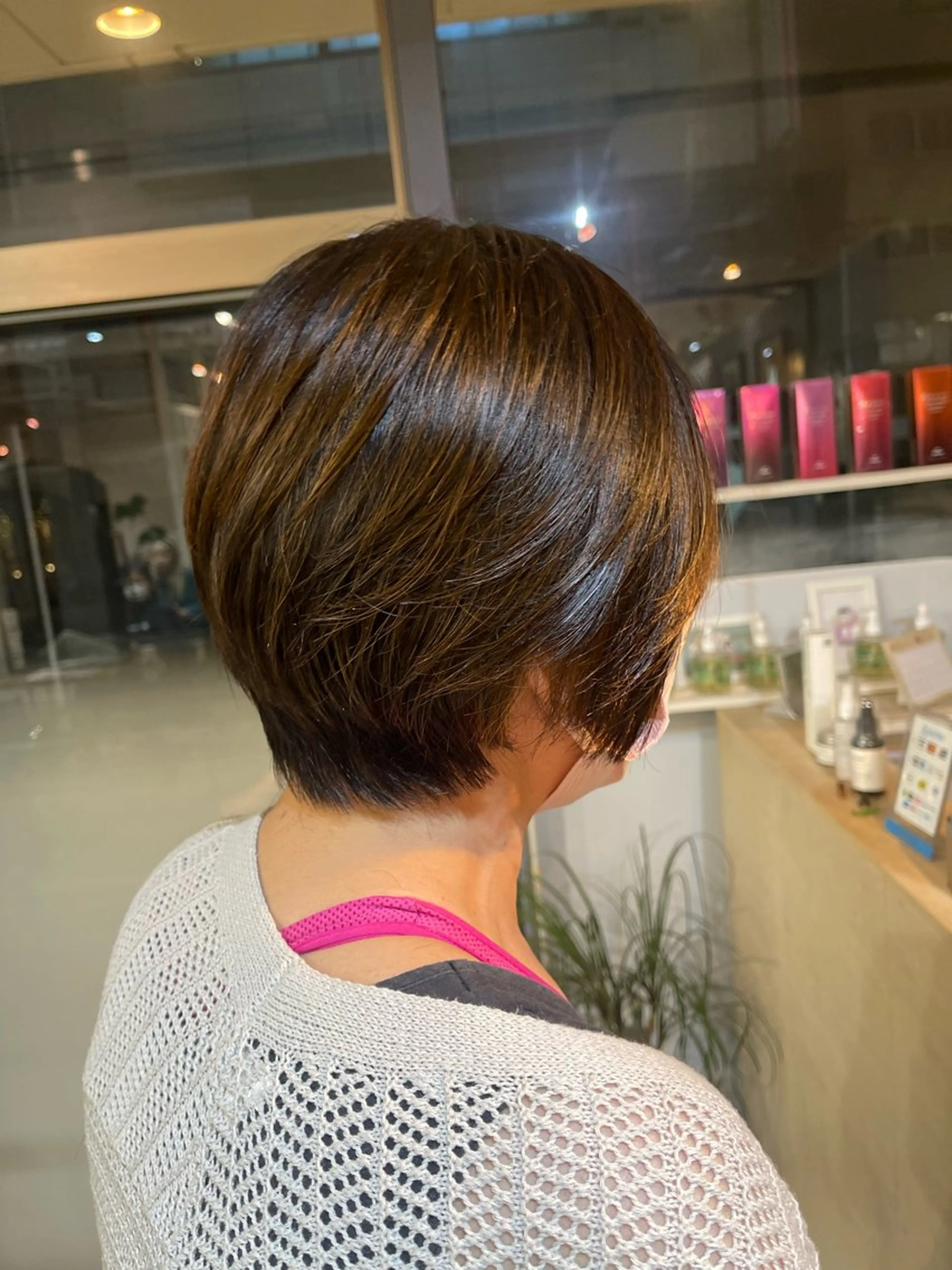 ショート 米元 春奈のヘアスタイル