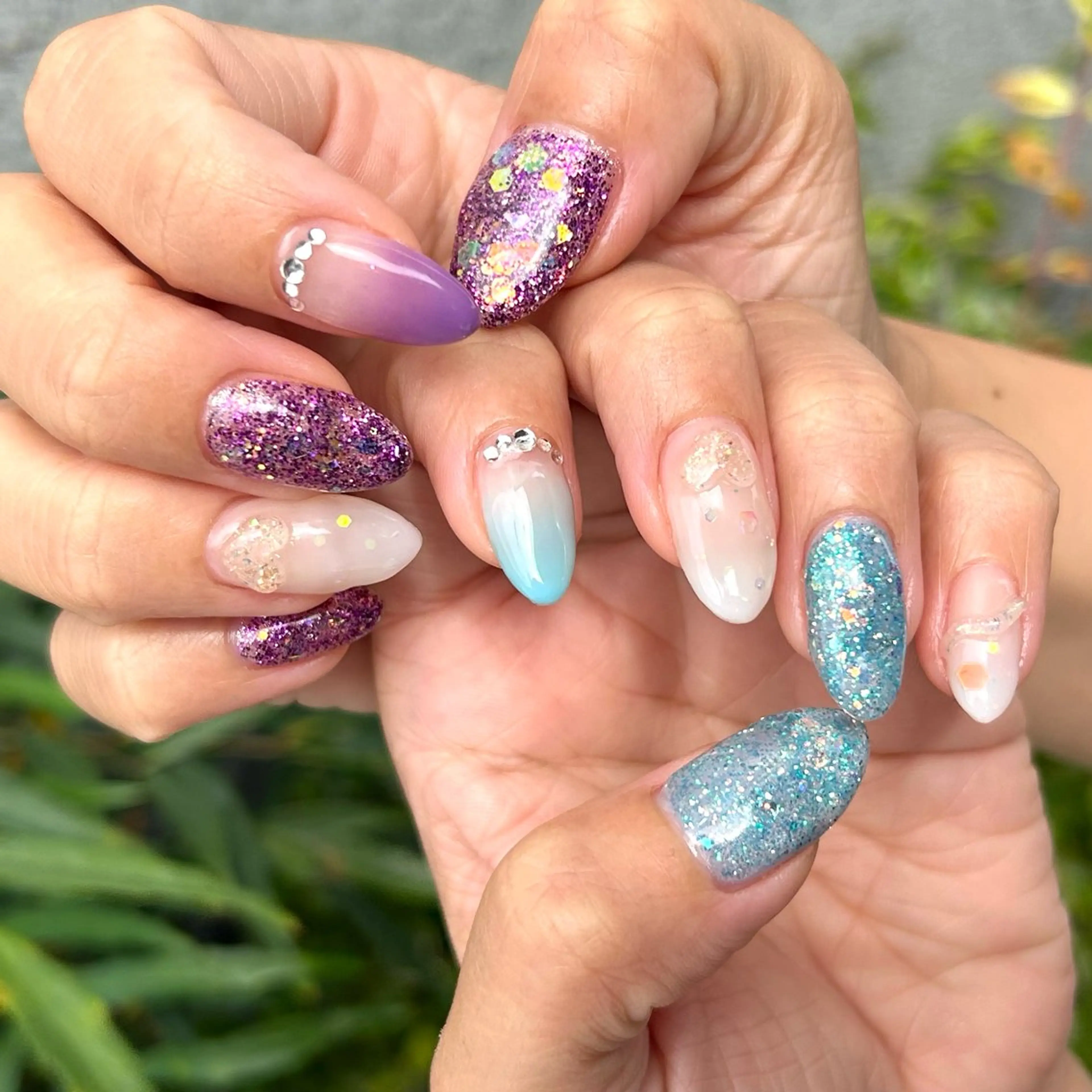 ネイル ハンドネイル フットネイル 𐂃 colorer𐂃のネイルデザイン