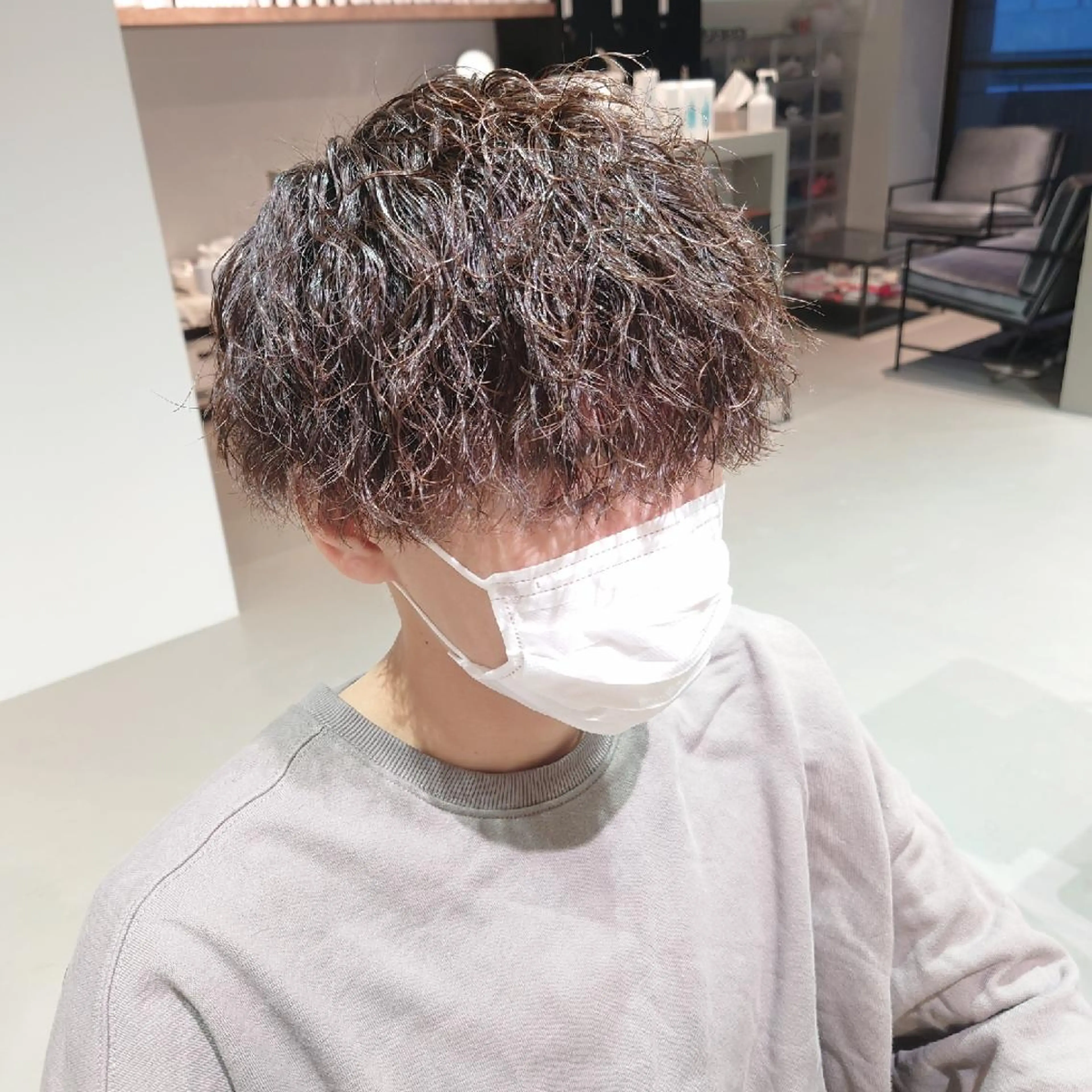 【メンズカット✂️】+【ツイストパーマ】の写真