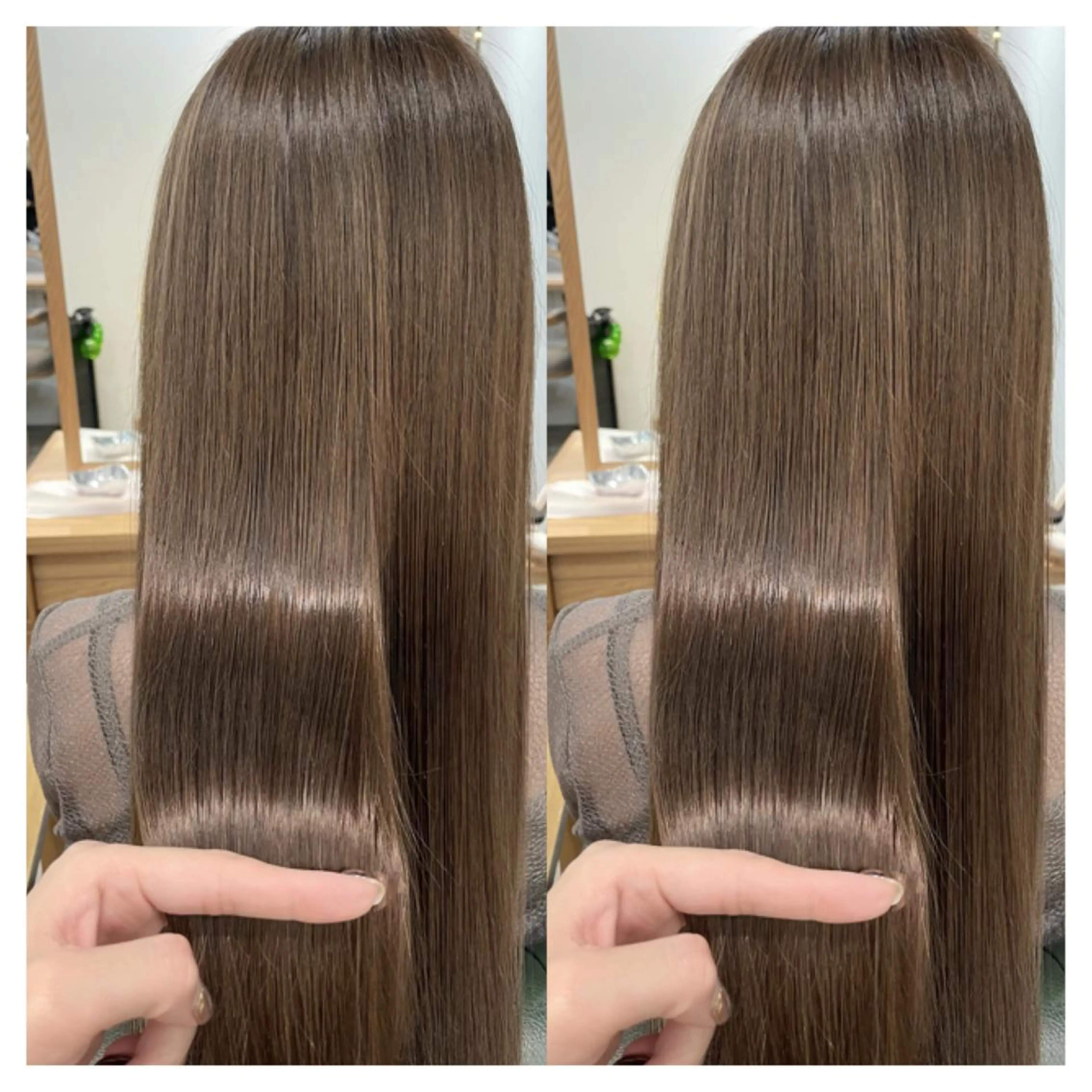 ロング カット ヘアカラー トリートメント 村山 茉衣のヘアスタイル