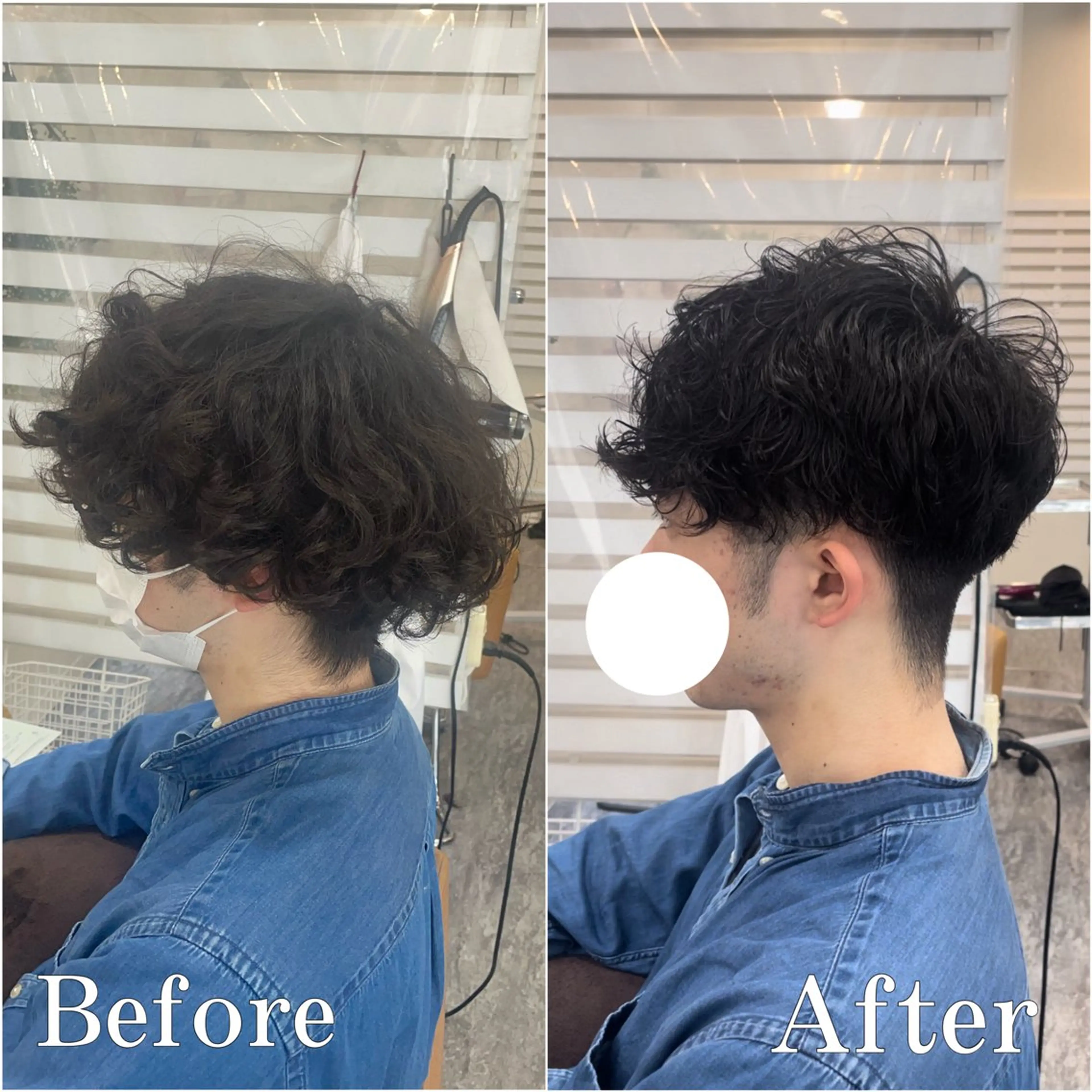 【No1👑】男性限定-カット＋パーマ＋トリートメントの写真