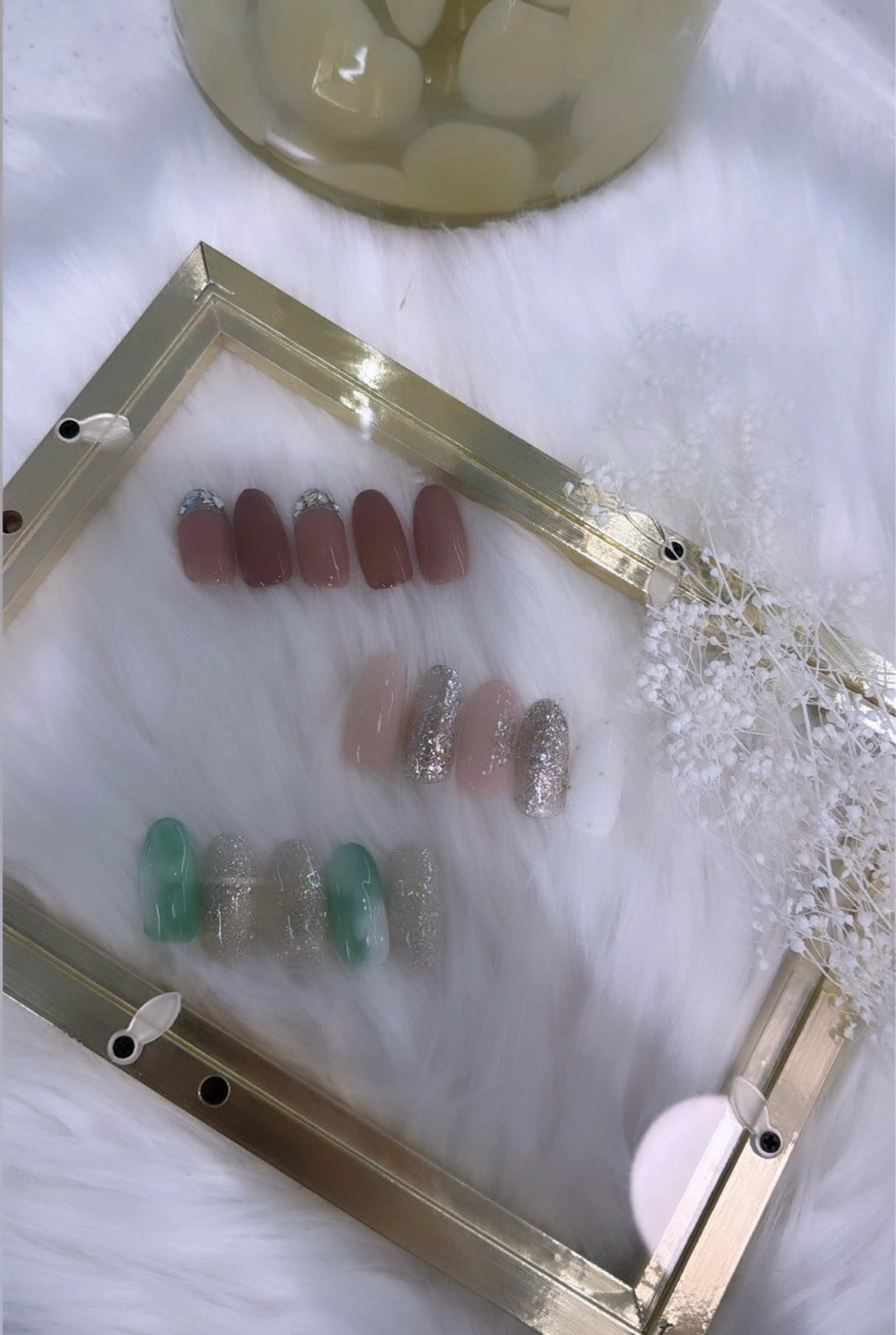 ネイル ラメ(グリッター) 春ネイル ハンドネイル 横浜eight nail💟kuruのネイルデザイン