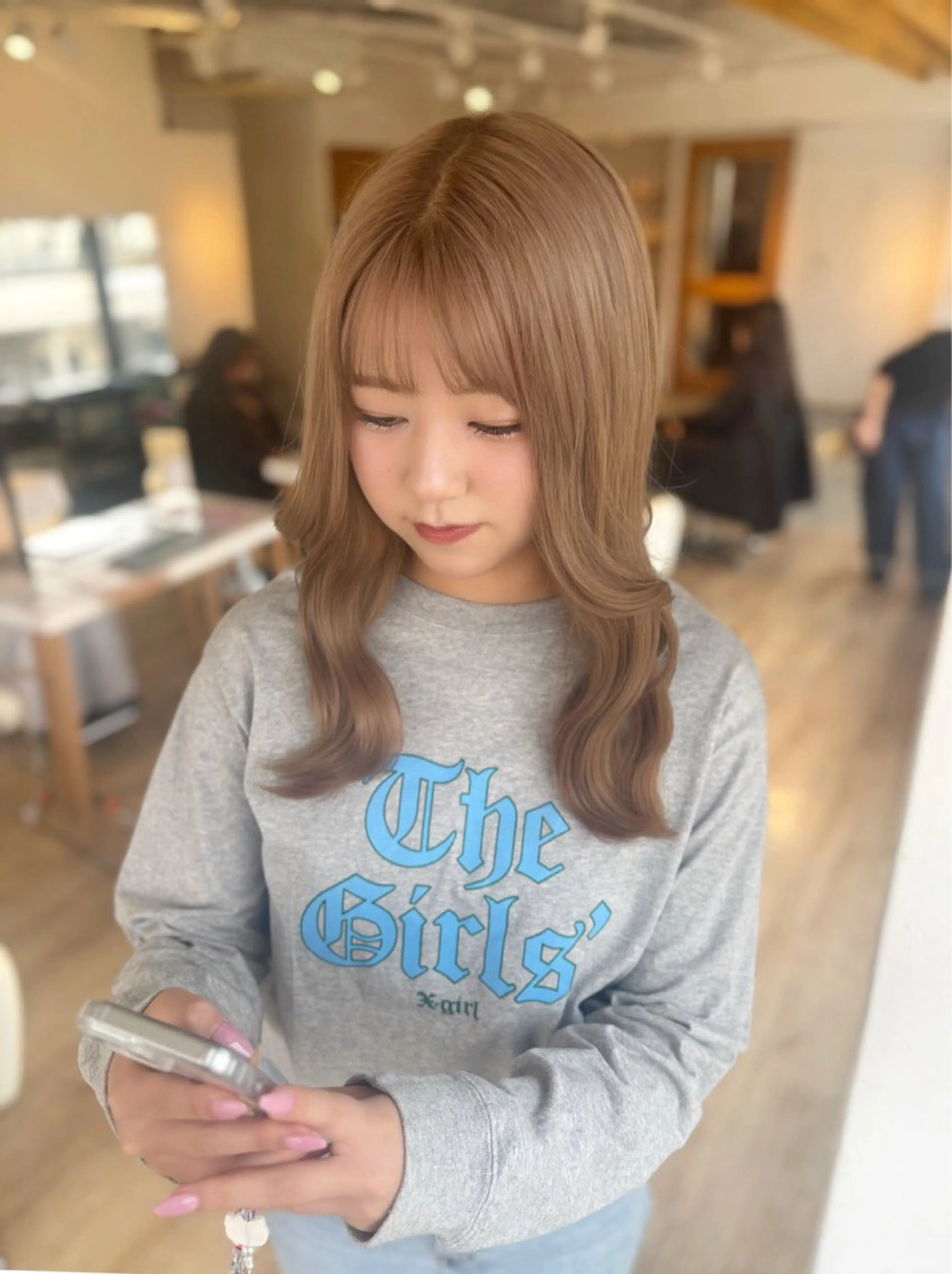 ミディアム ヘアカラー 女性専用サロン iiro所属・【レイヤー/似合わせ 】Hina🎀のヘアスタイル