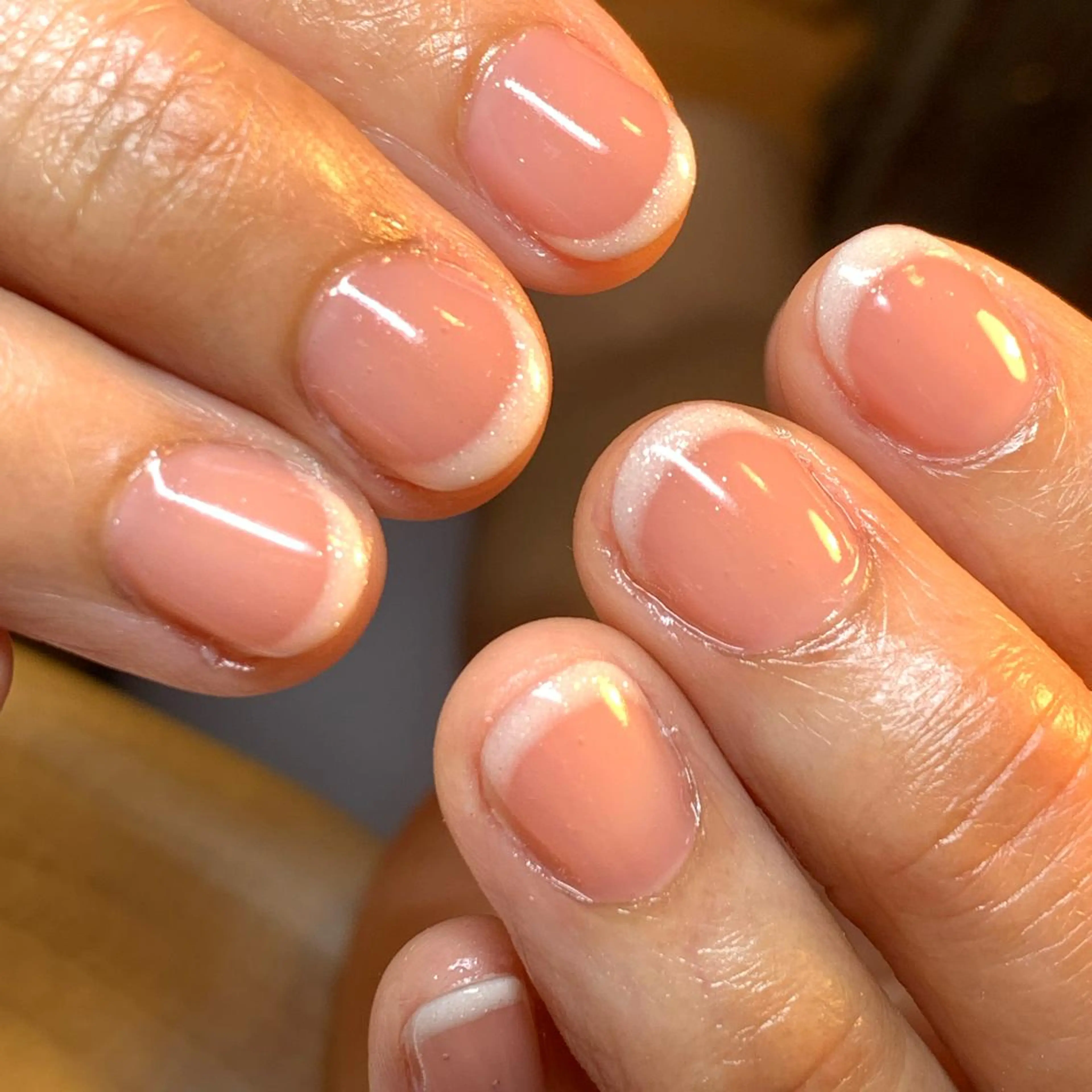 ショート ネイル フレンチネイル 横山 桂子のネイルデザイン