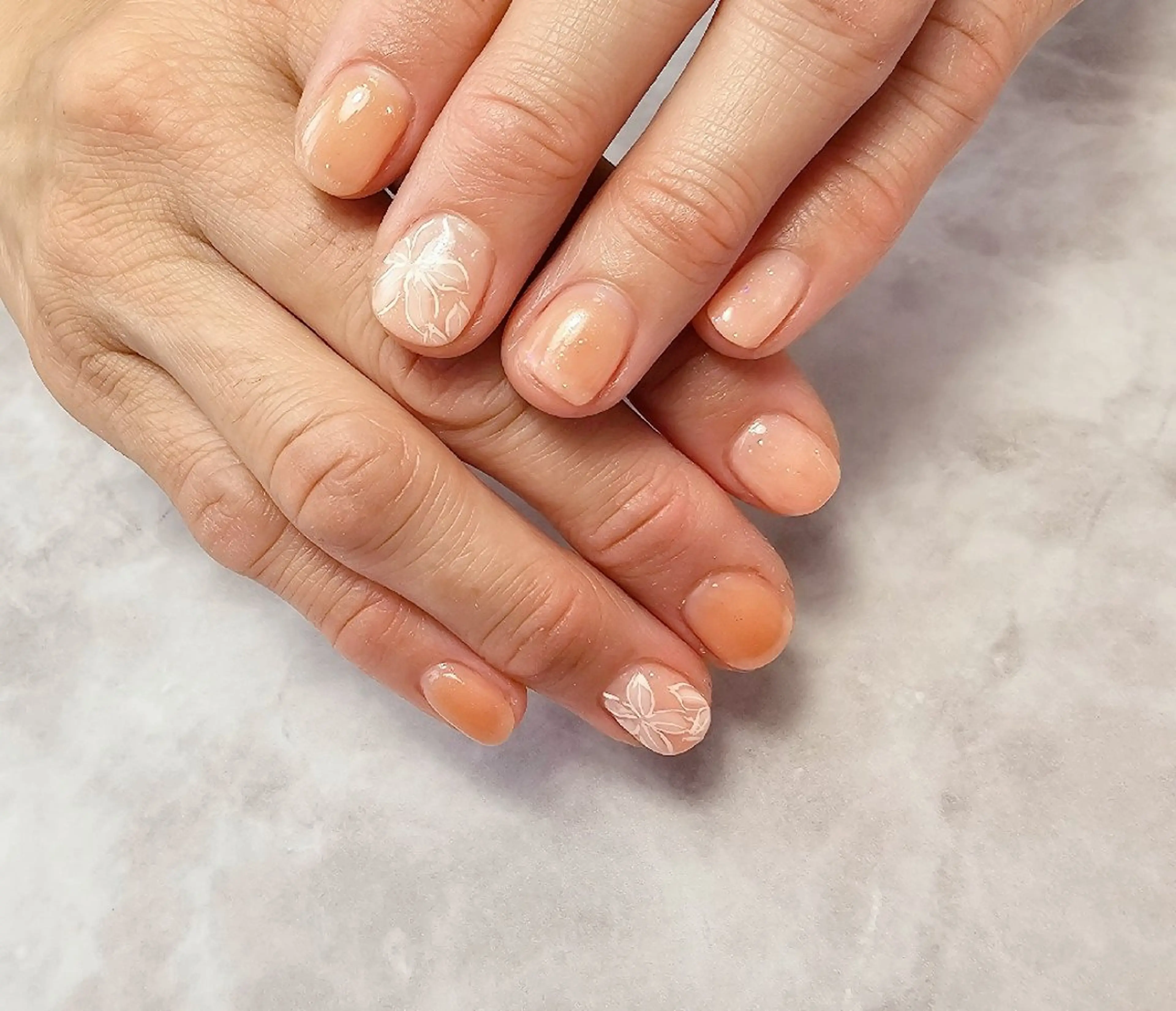 ネイル フラワーネイル Chika  Nail MIRAIのネイルデザイン