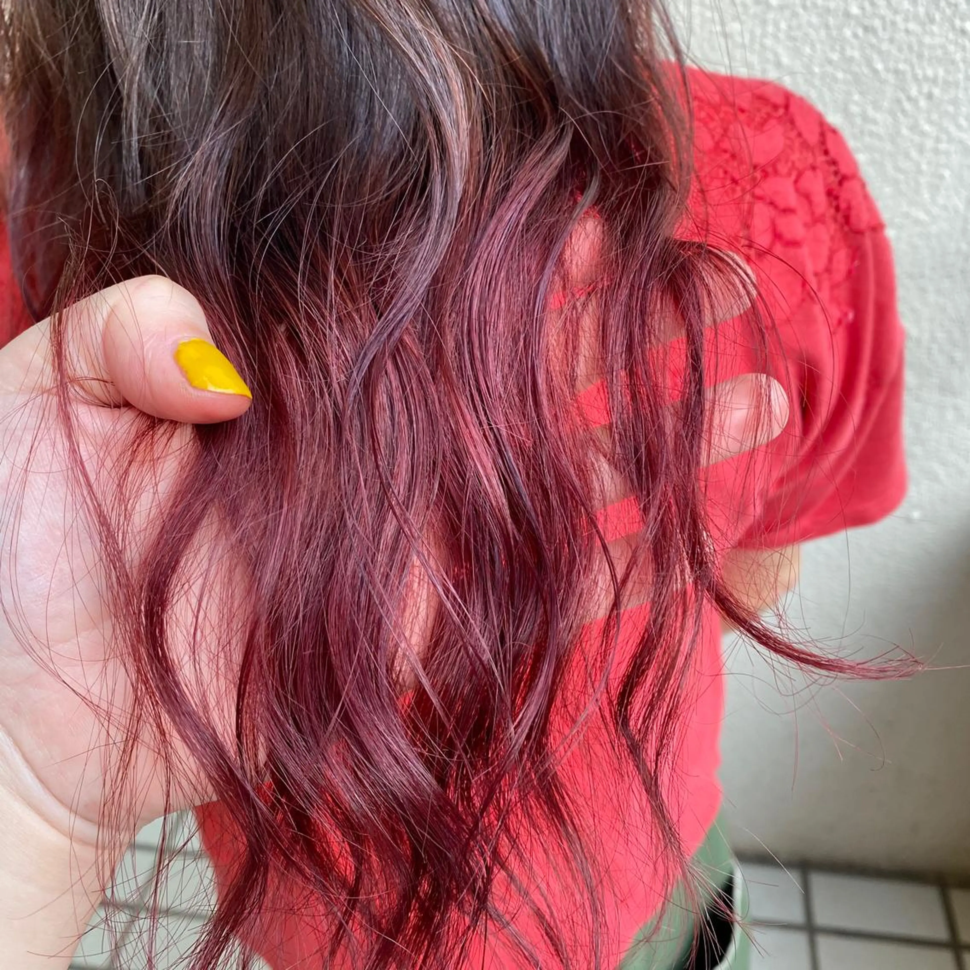 セミロング ambellir 山本伽椰のヘアスタイル