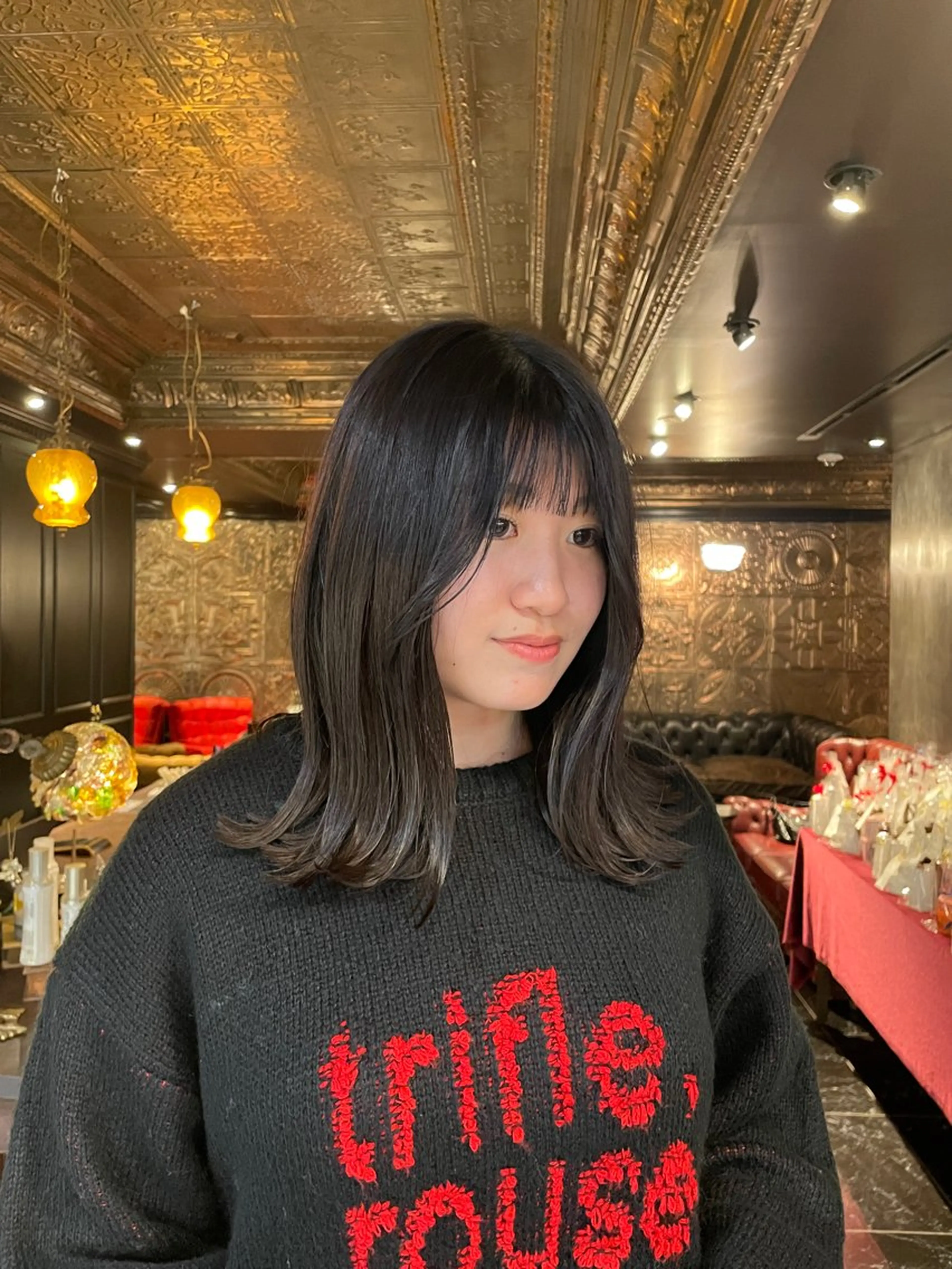 ミディアム カラー ルカ/ ムードカット🍓のヘアスタイル