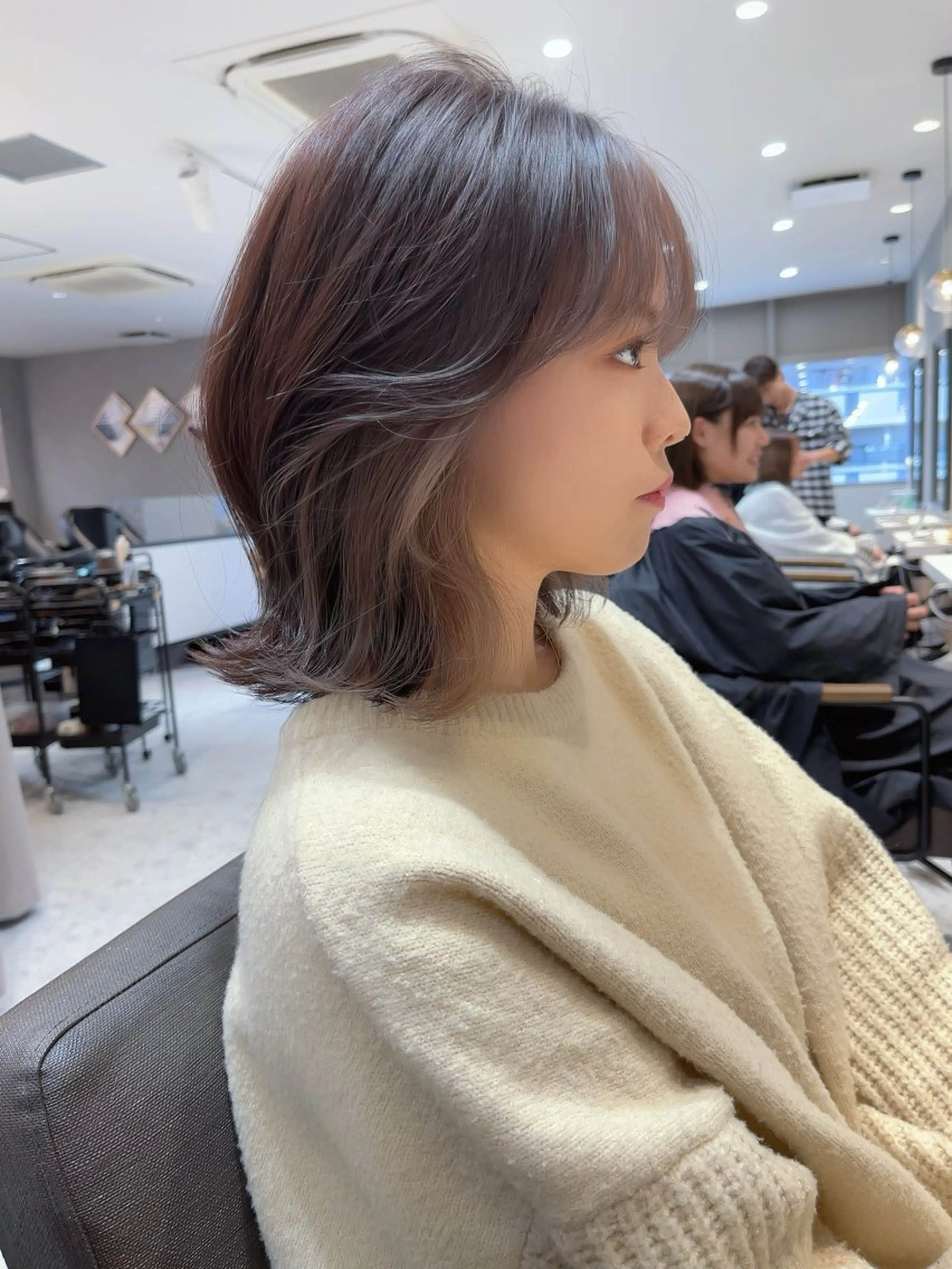 ミディアム 木元 瑛✂︎ボブのヘアスタイル
