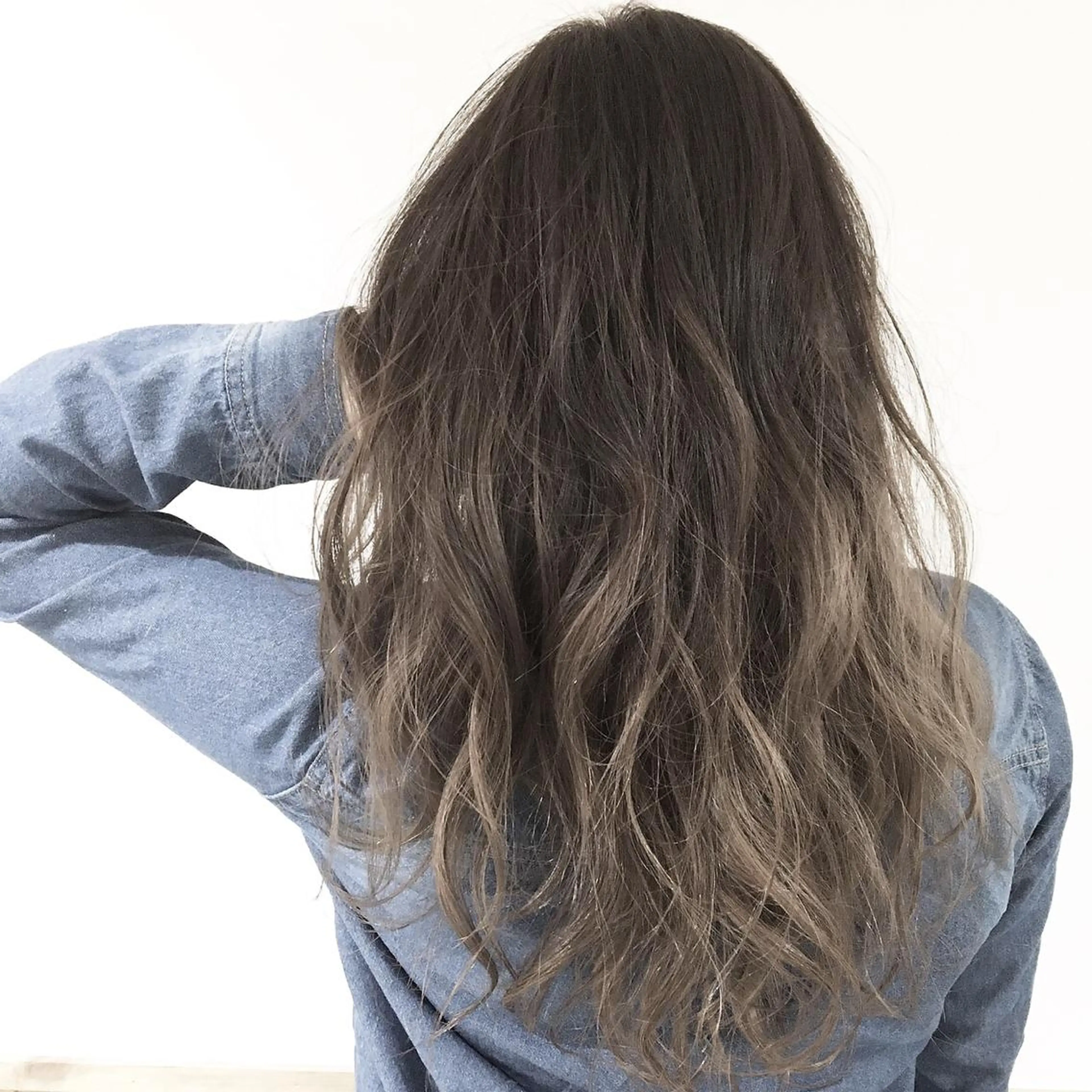 ロング ヘアカラー トリートメント ヘアセット hair design NORM所属・吉田裕太/ハイライト ダブルカラーのヘアスタイル