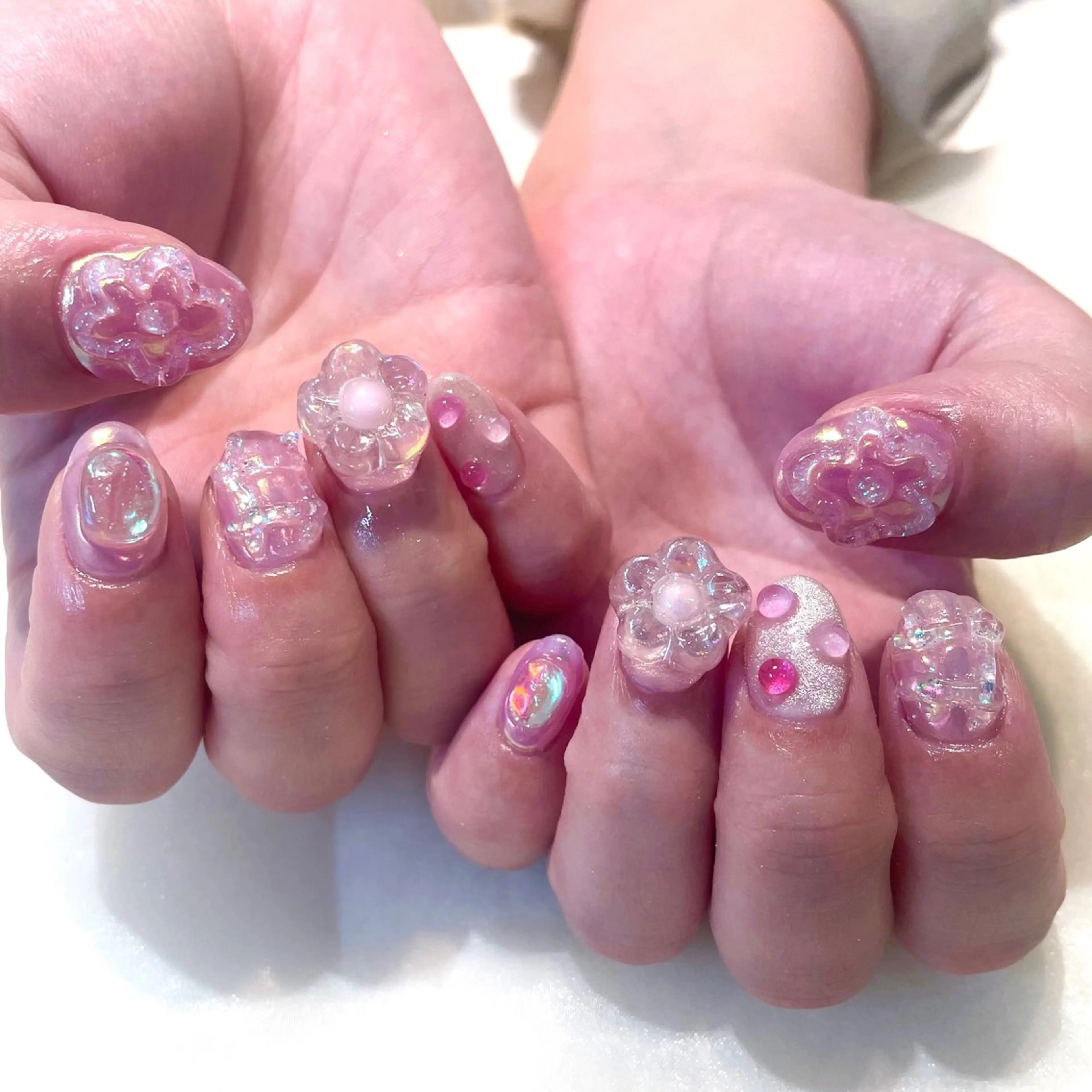 ネイル ハンドネイル 新井 ひなののネイルデザイン