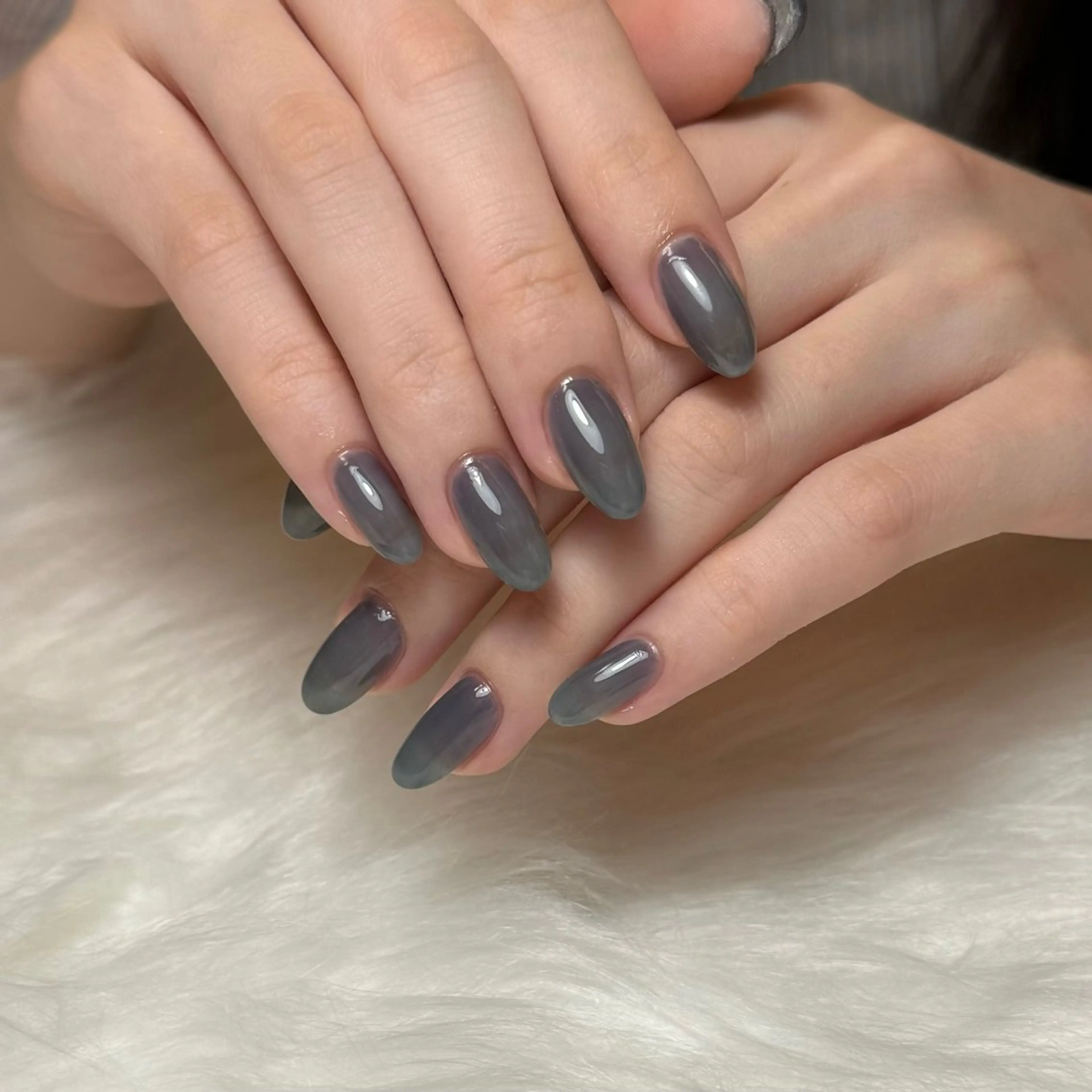 ネイル オフィスネイル ワンカラーネイル シンプルネイル nailsalon ChuColaのネイルデザイン