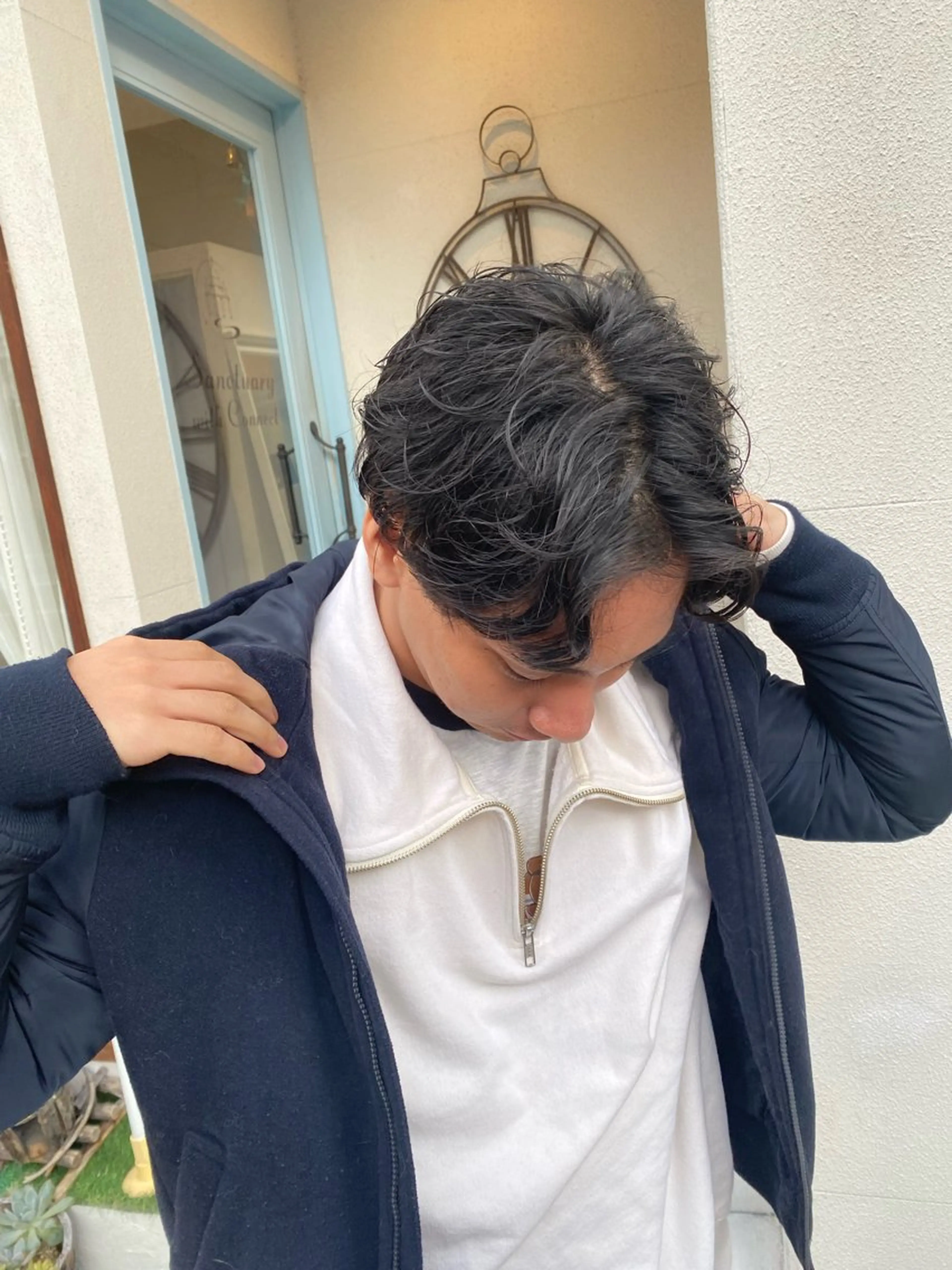 【平日限定👕】【新規限定】【メンズ限定】収まるカット+頭皮洗浄W炭酸スパ5940円→3500円の写真