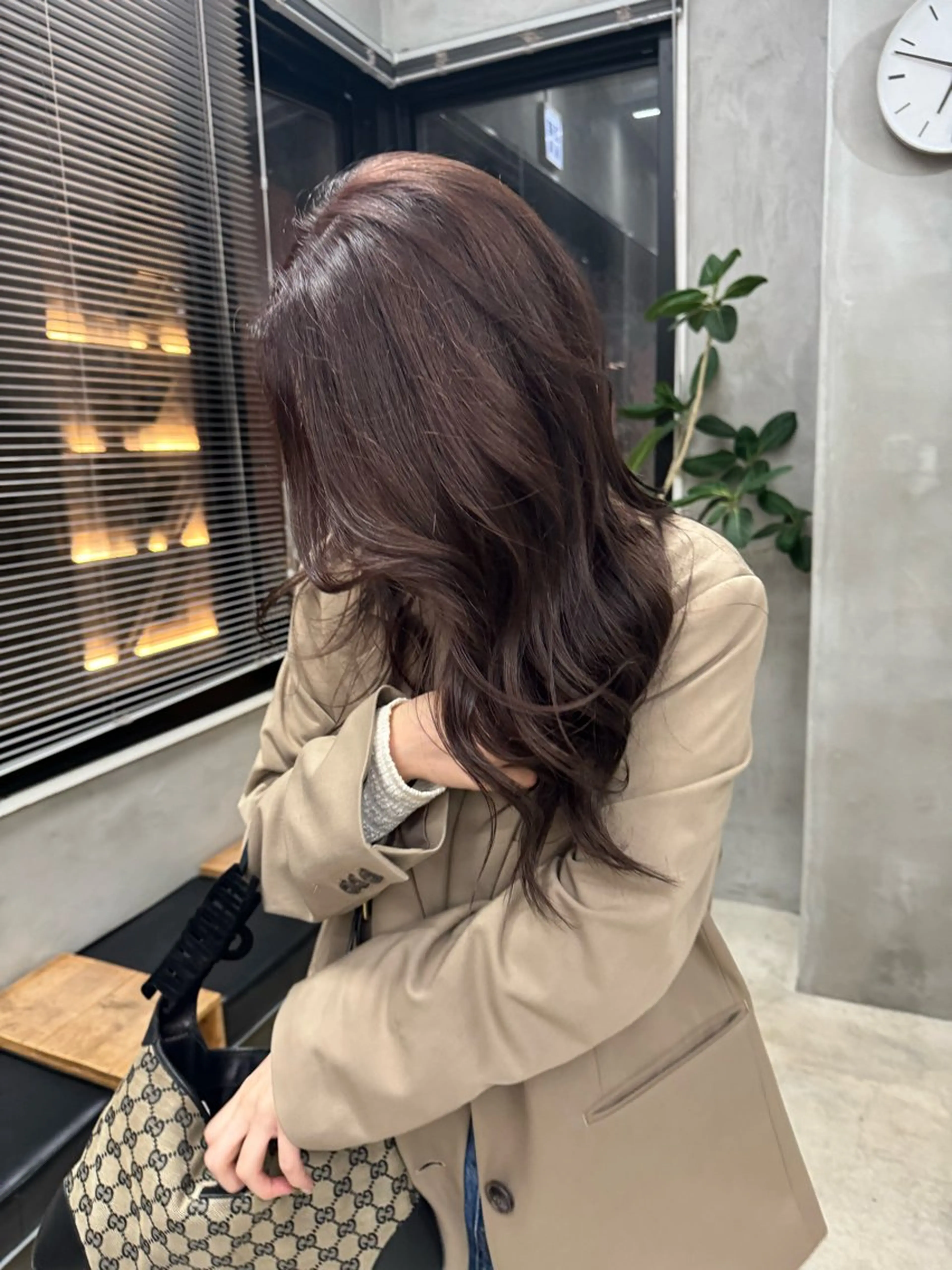 ロング カラー ブラウンカラー ピンクカラー ピンクブラウン tetohair ありもとみゆのヘアスタイル