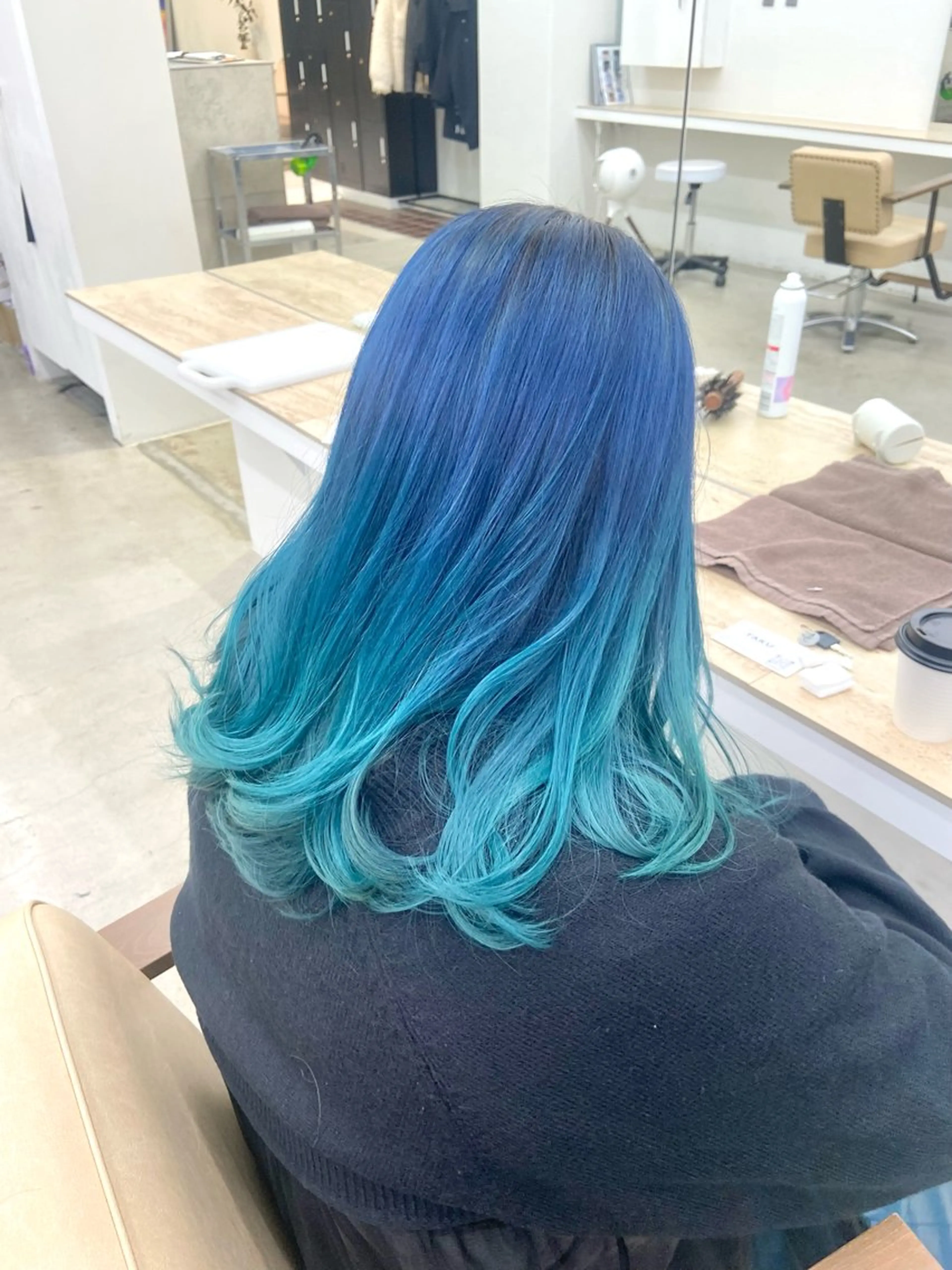 セミロング カラー カット ヘアカラー トリートメント BOB🌟ハイトーン /ブリーチ/TAKUのヘアスタイル