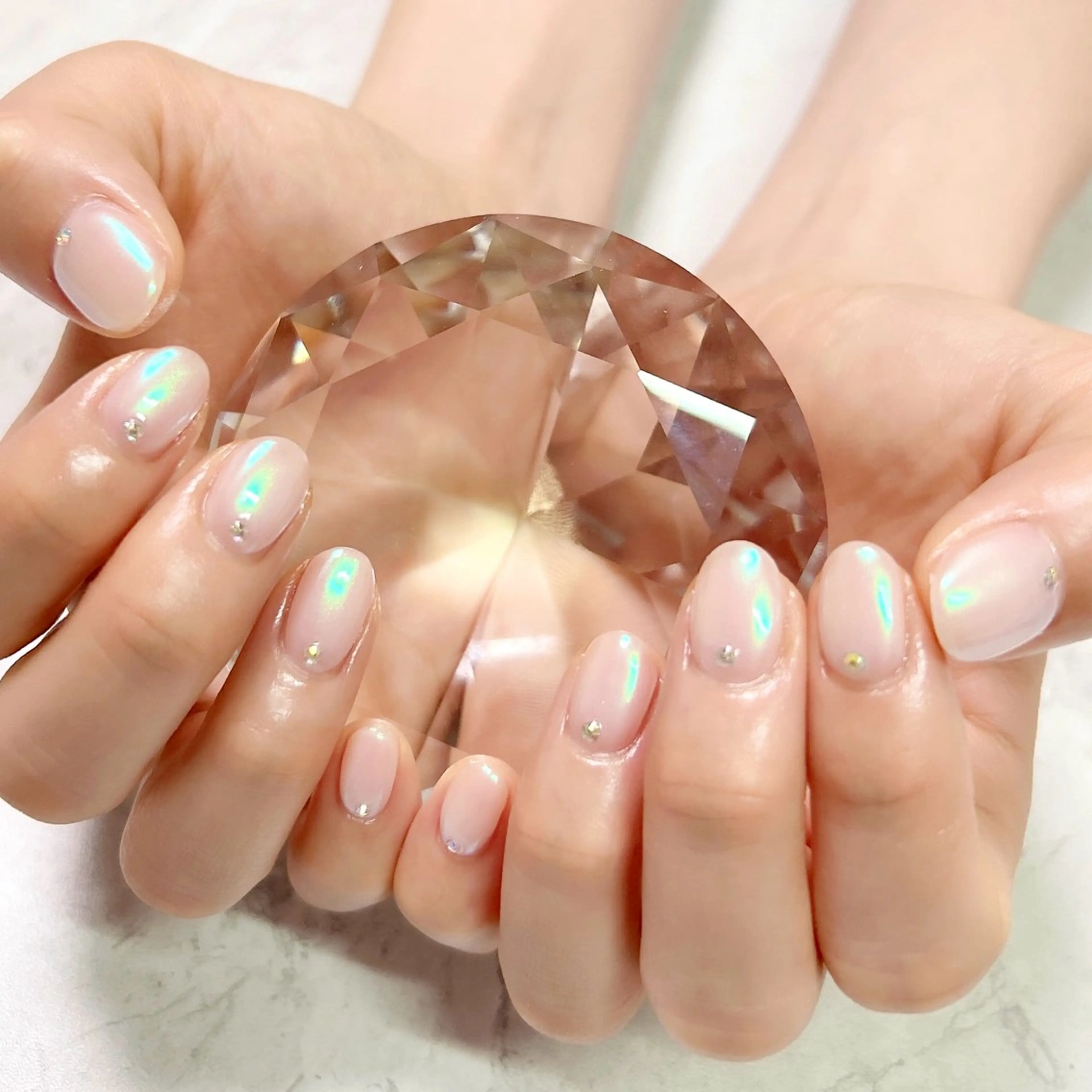 ネイル オーロラネイル private salon Reiのネイルデザイン