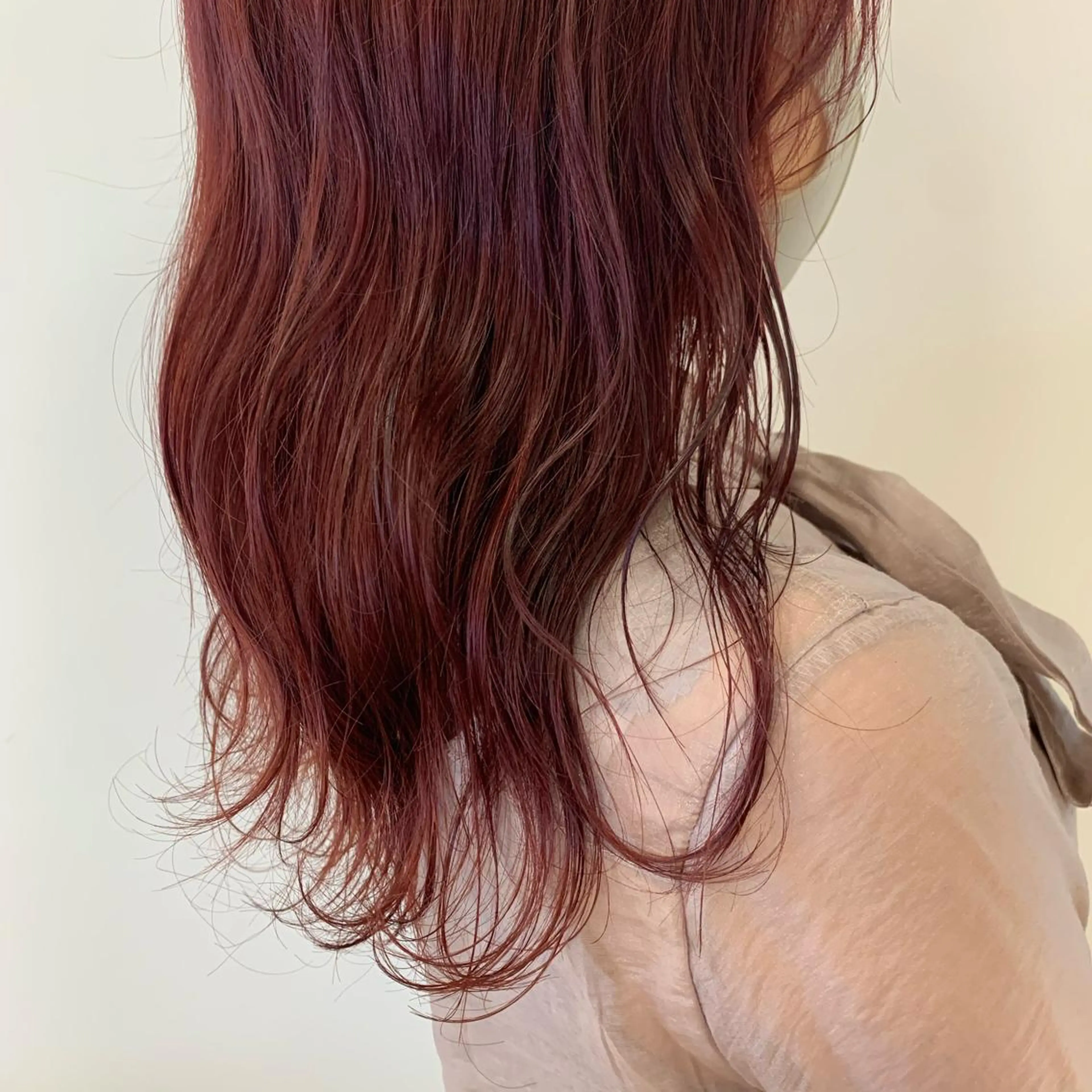 セミロング カラー カット ヘアカラー トリートメント 暖色専門美容師🎀 お客様満足度◎のヘアスタイル