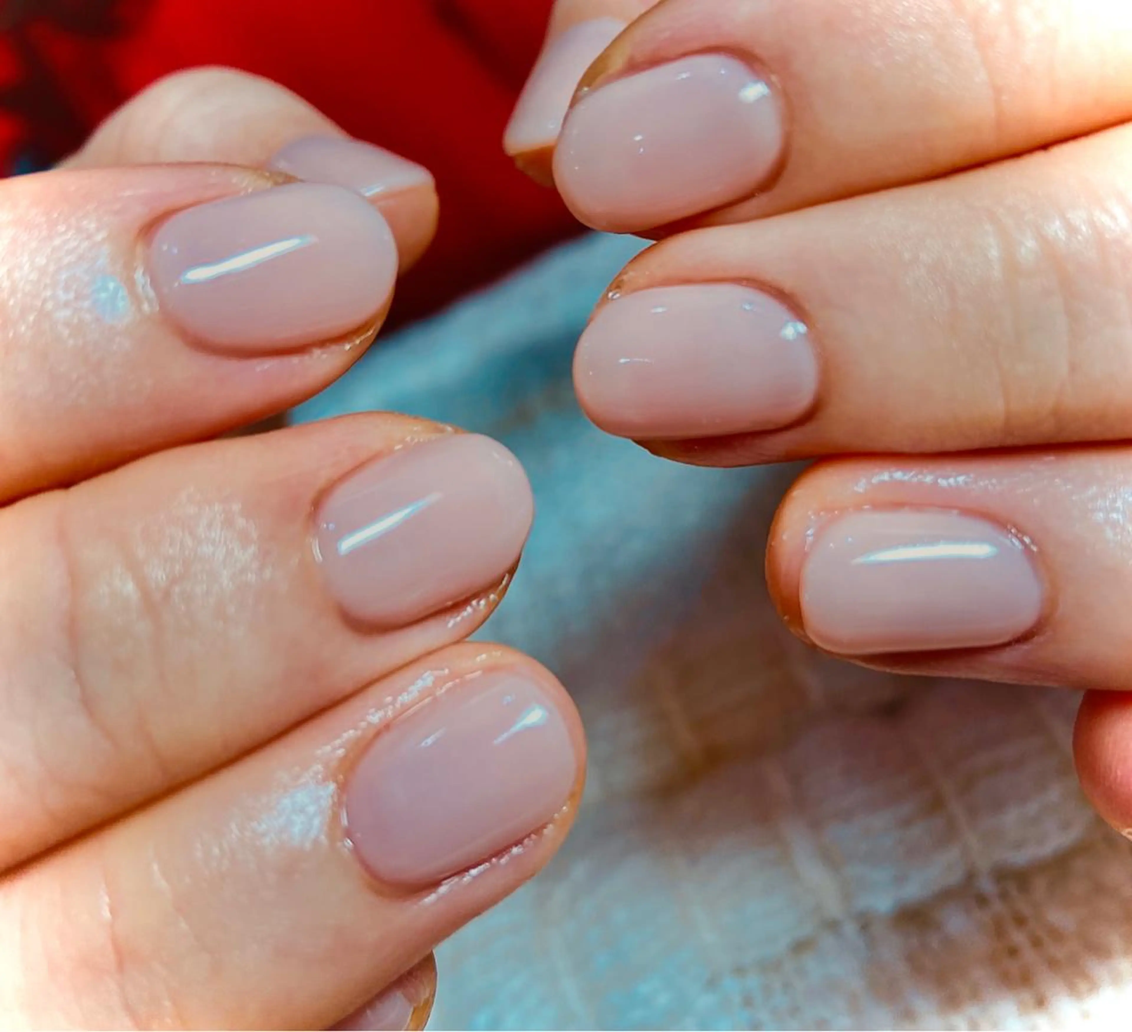 ネイル オフィスネイル ピンク ピンクベージュ 【DELICAT】 溝の口店　KUMIのネイルデザイン