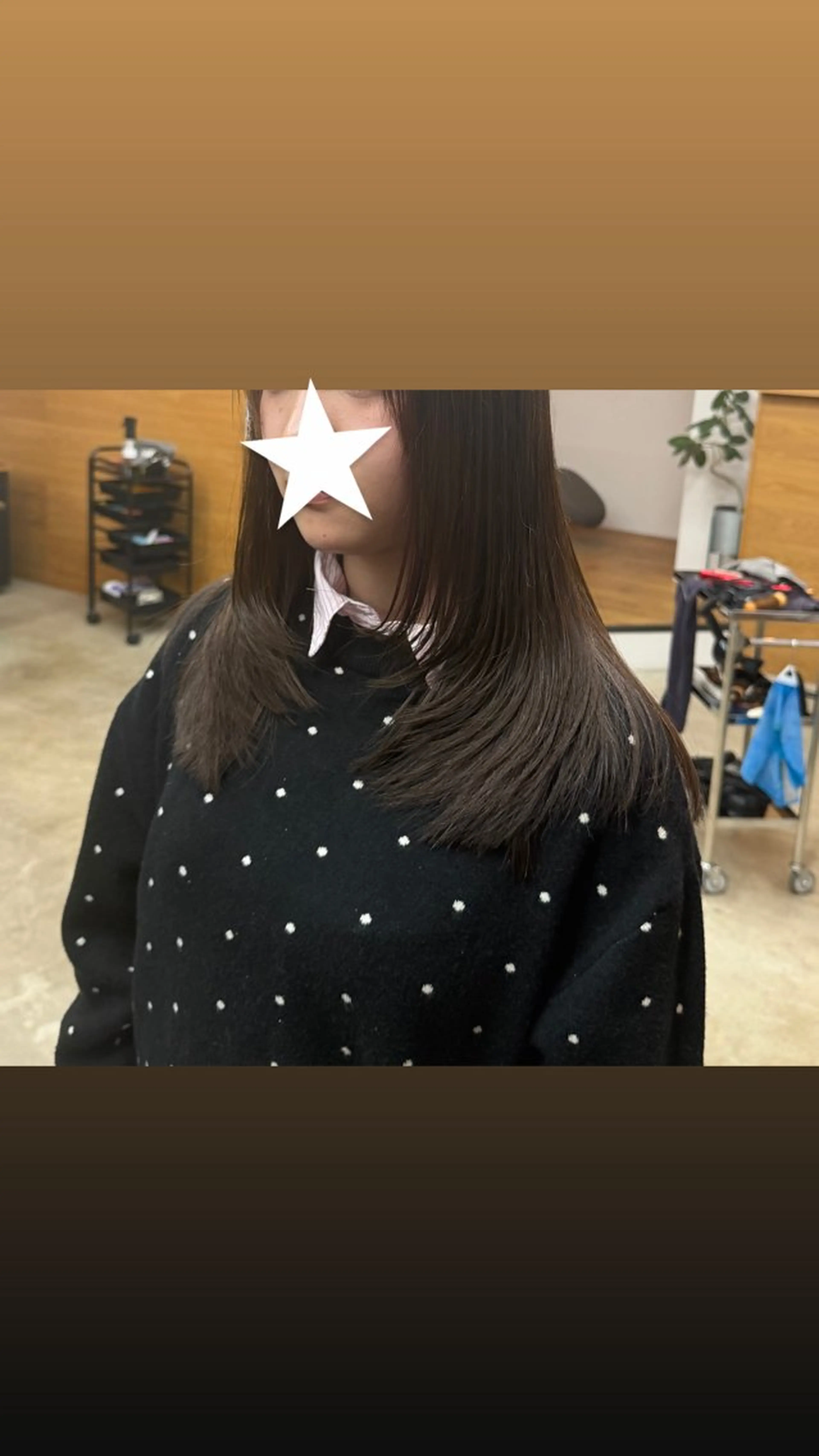 セミロング レイヤーカット カット ヘアカラー SEE-SAW． MANAKAのヘアスタイル